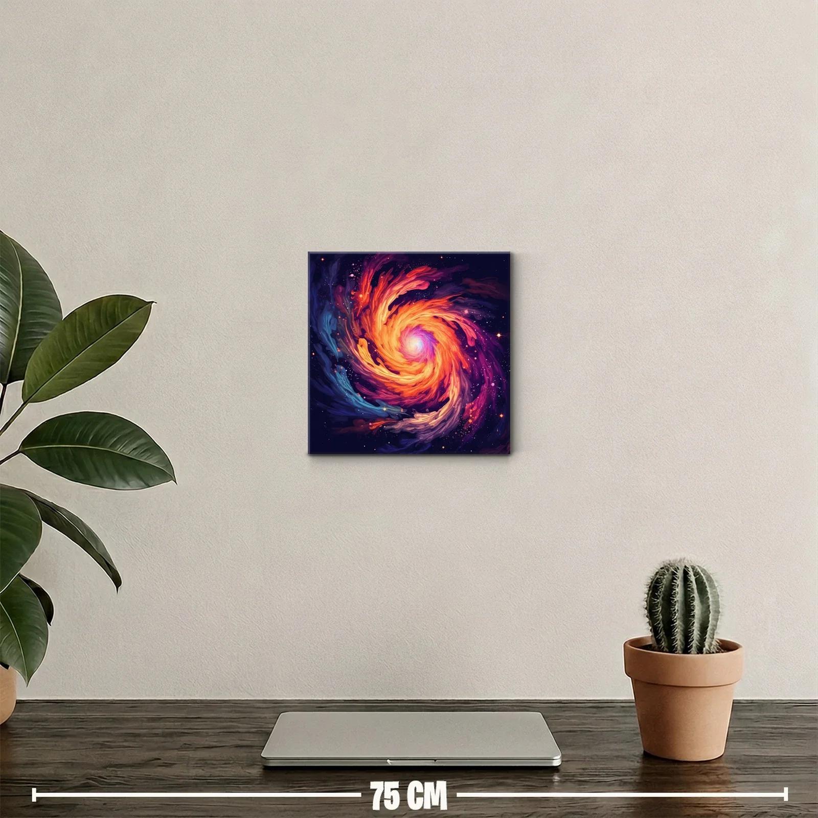 Torbellino Cósmico en Explosión de Colores Vibrantes — miniatura 2
