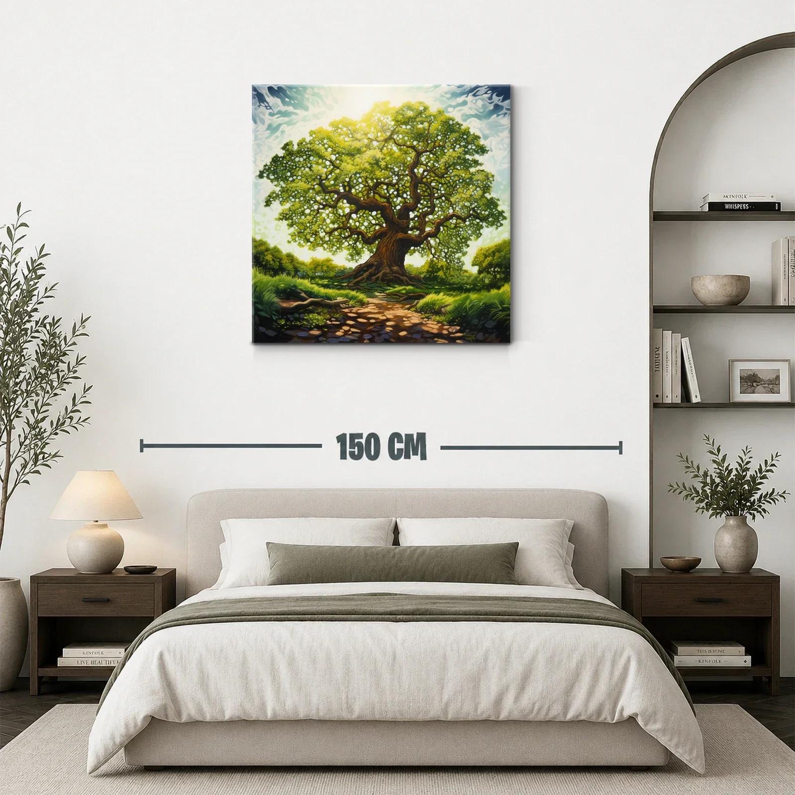 Árbol majestuoso iluminado por luz natural — miniatura 3