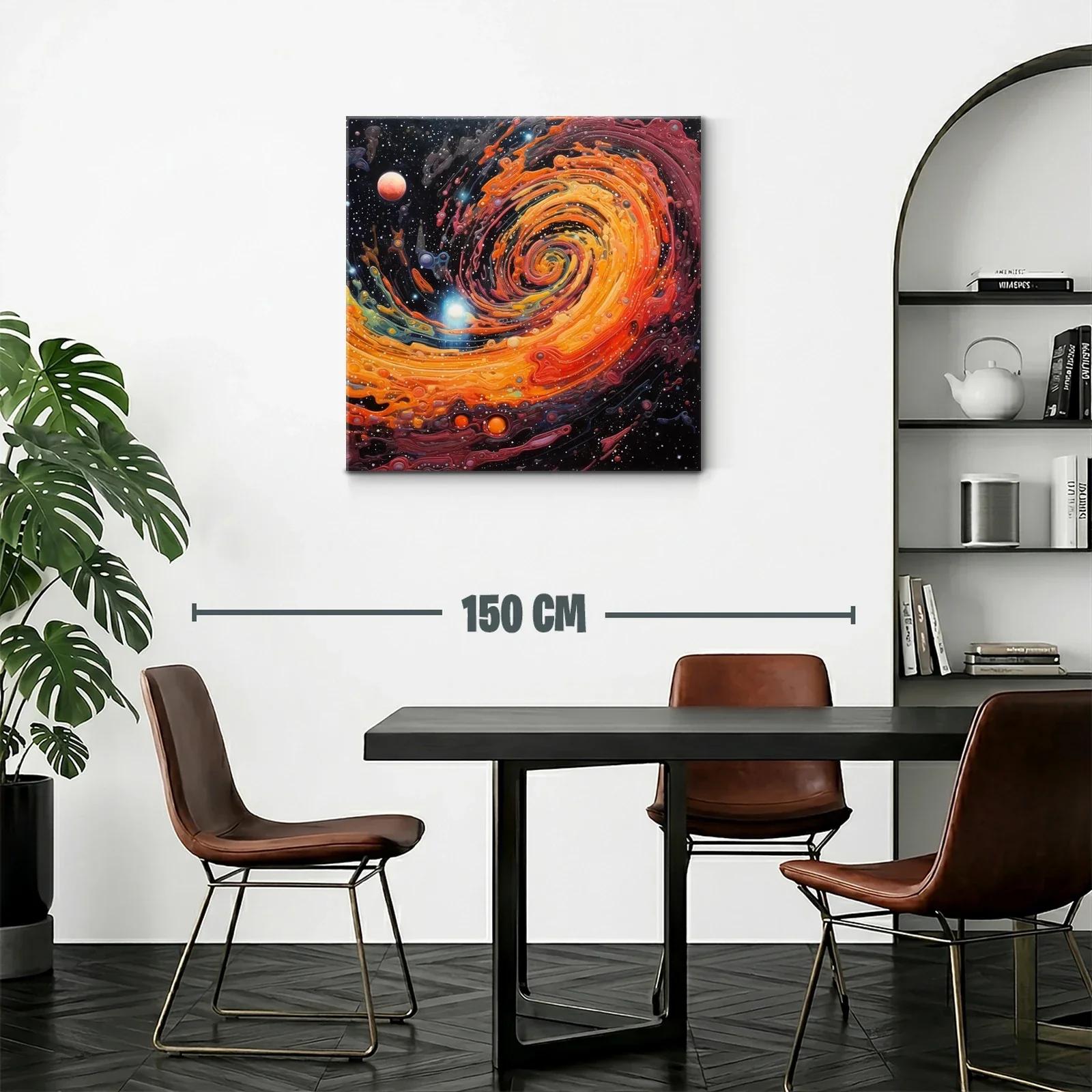 Espiral Galáctico en Tonos Cálidos y Vibrantes — miniatura 2