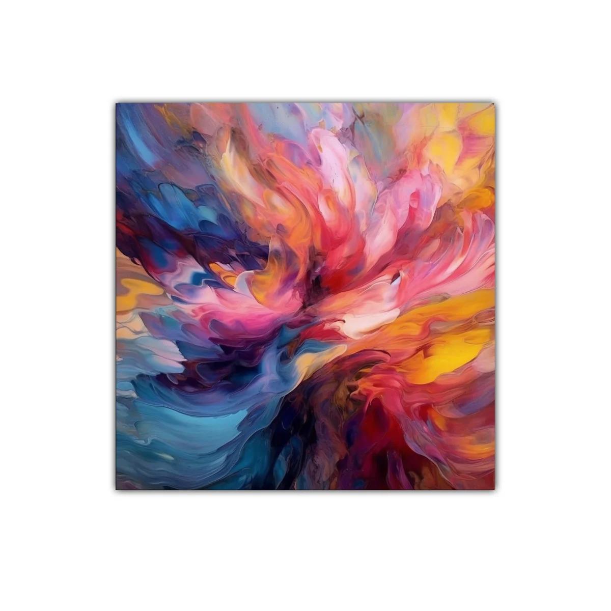 Explosión de colores vibrantes en movimiento dinámico — imagen principal