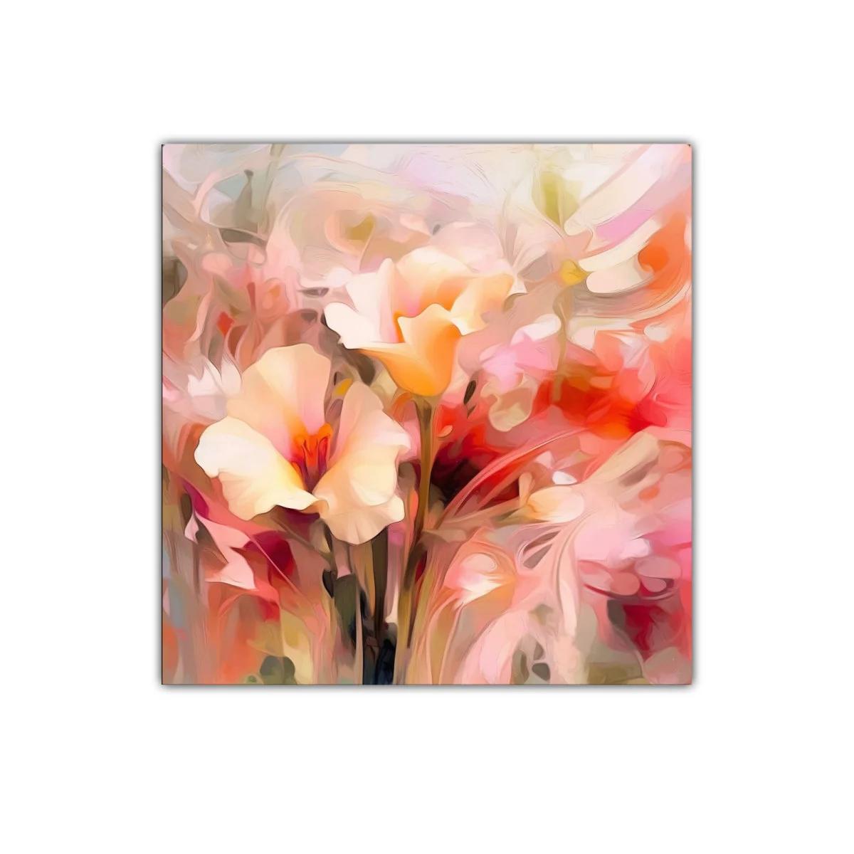 Encanto floral en tonos cálidos y suaves