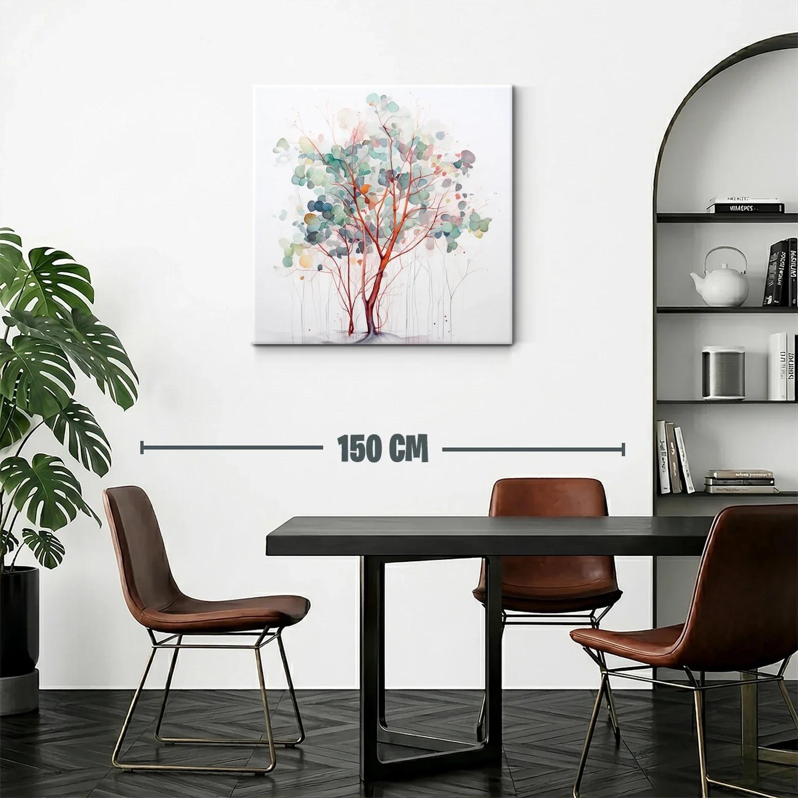 Árbol abstracto de tonos suaves y ramas delicadas — miniatura 2