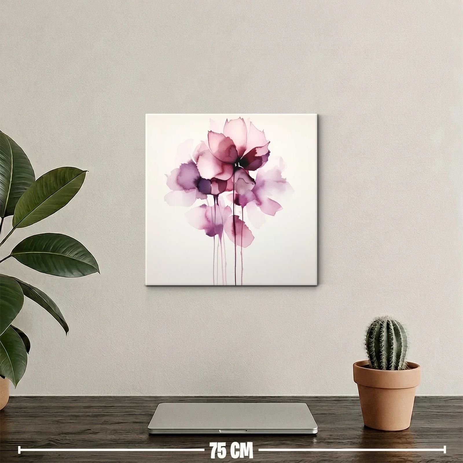 Flor abstracta en tonos cálidos y delicados — miniatura 2