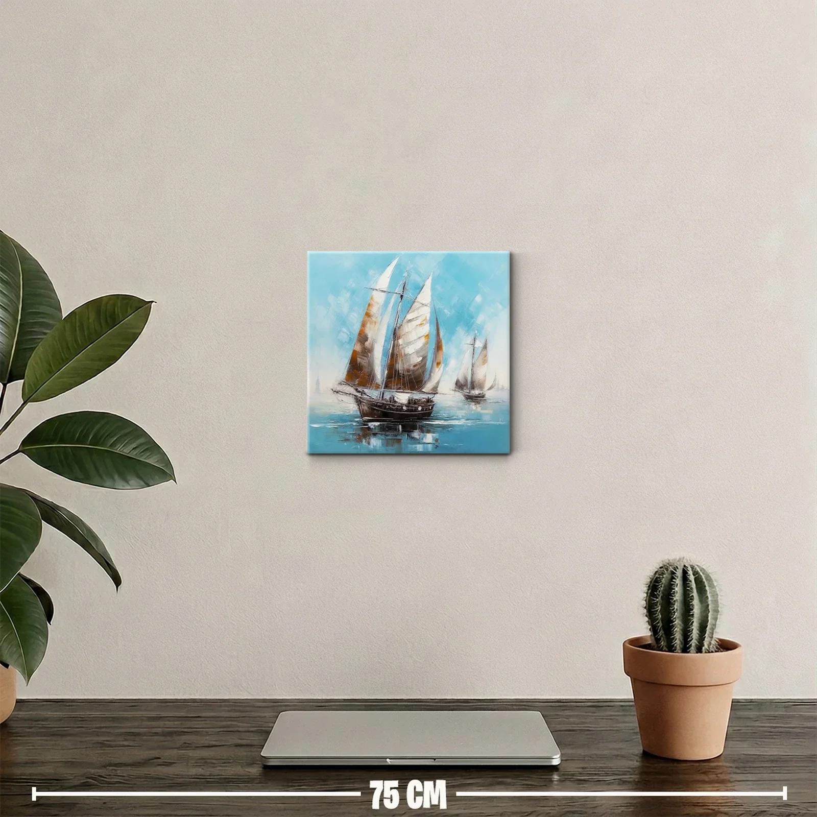 La serenidad del tiempo en velas al viento — miniatura 2