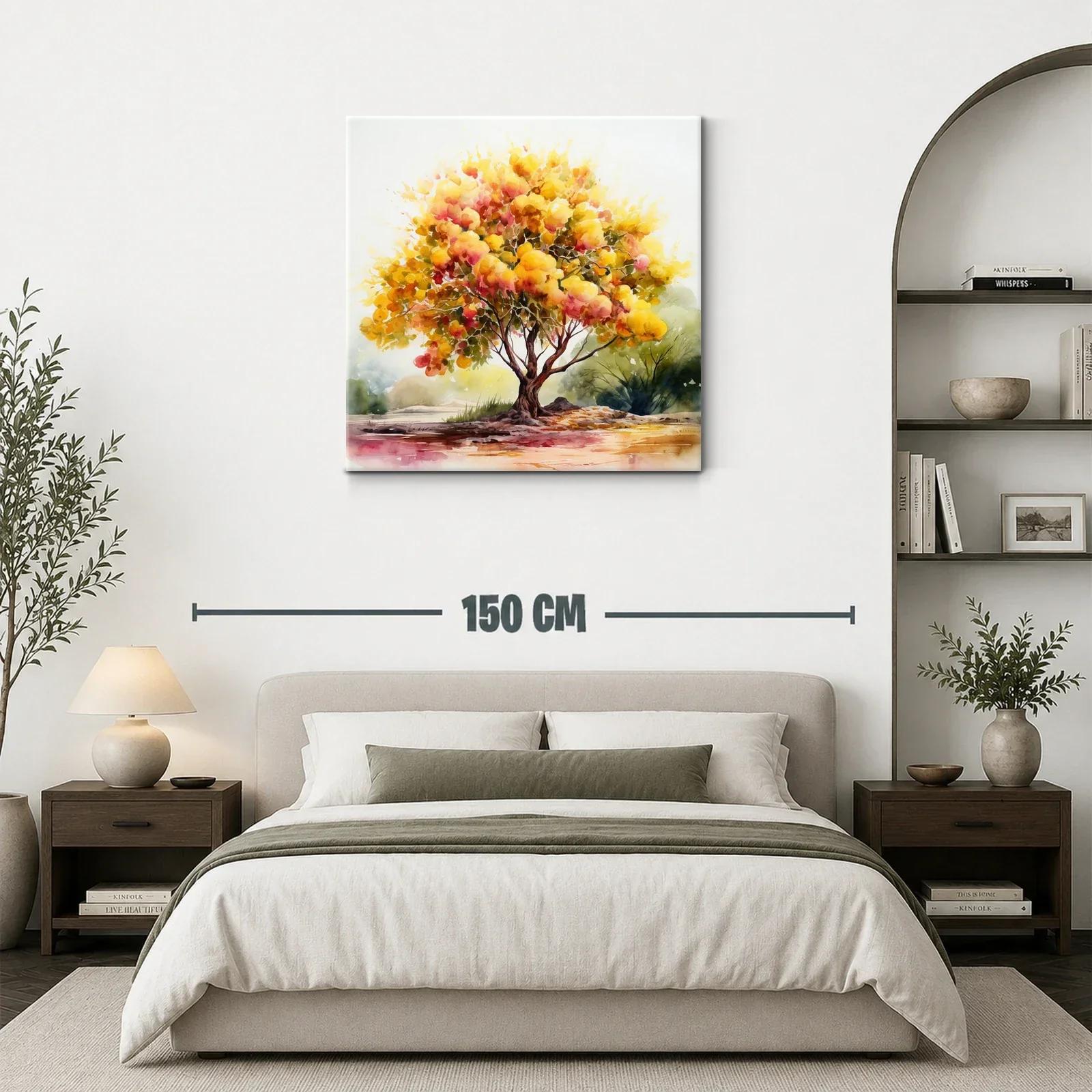 Árbol luminoso con tonos cálidos y vibrantes — miniatura 3