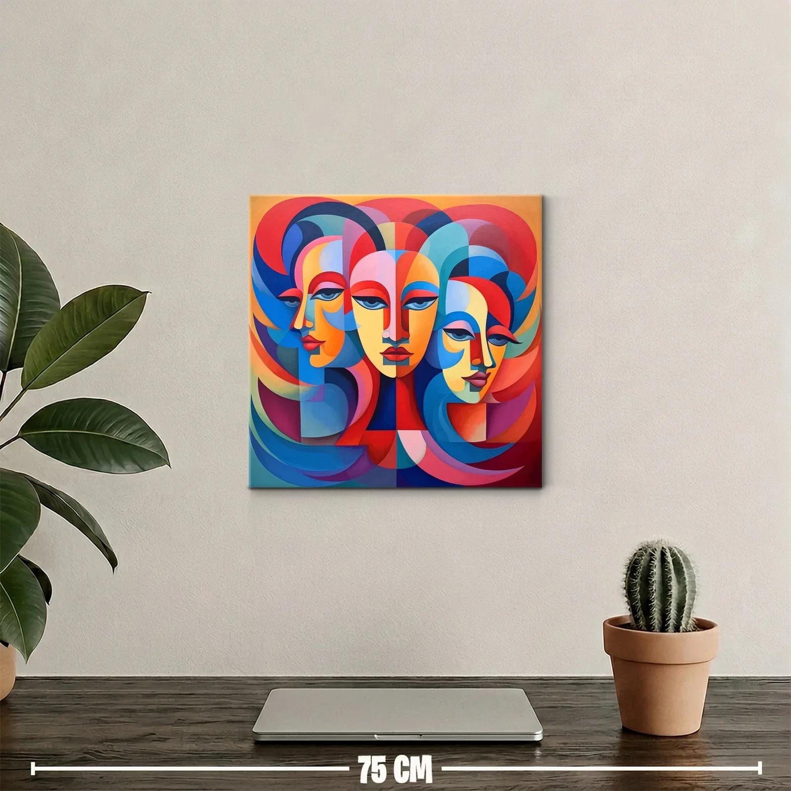 Retratos Abstractos en Paleta Vibrante y Moderna — miniatura 2