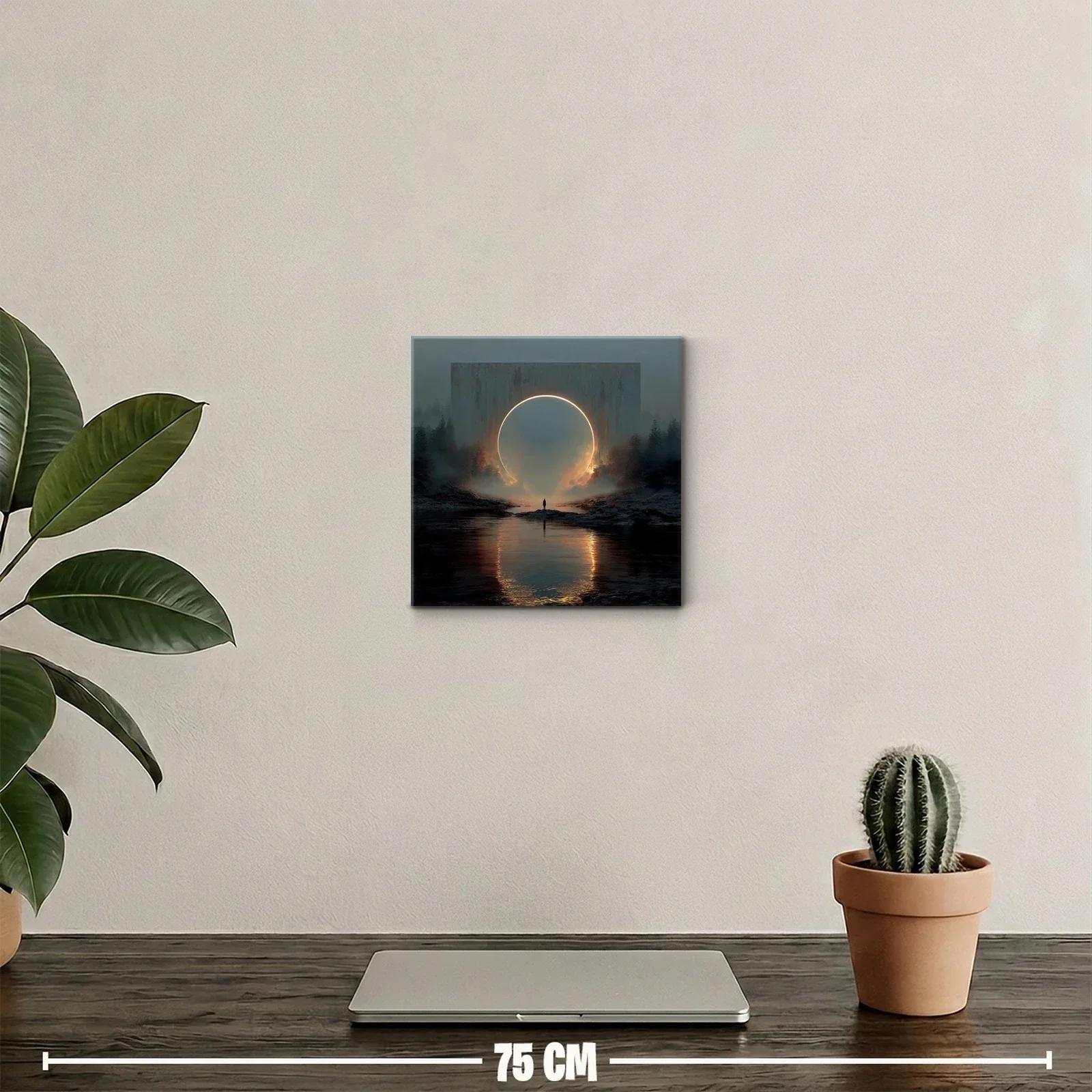 Cuadro con Portal Luminoso en Paisaje Místico y Sereno — miniatura 2