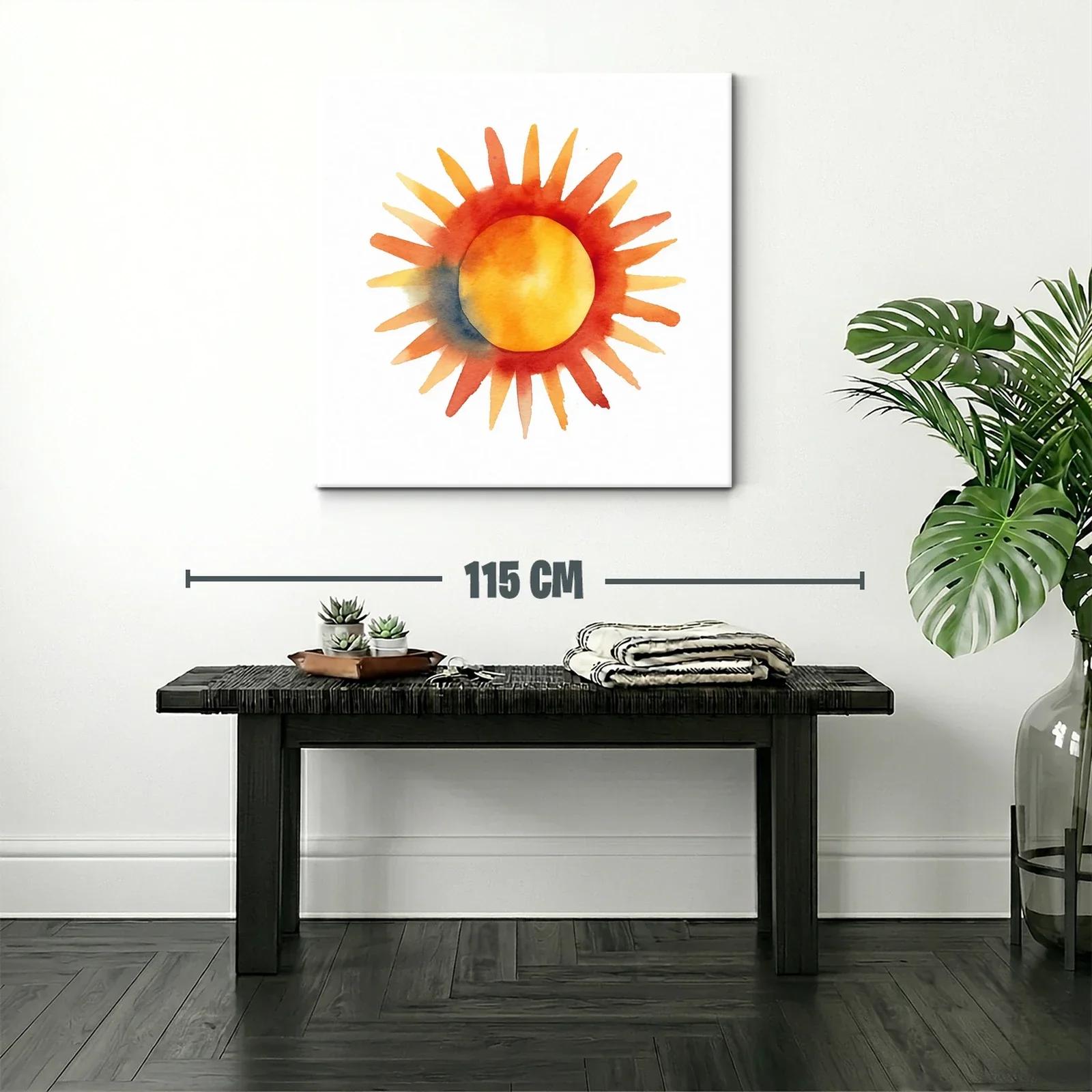 Sol vibrante en tonos cálidos para ambientes luminosos — miniatura 2