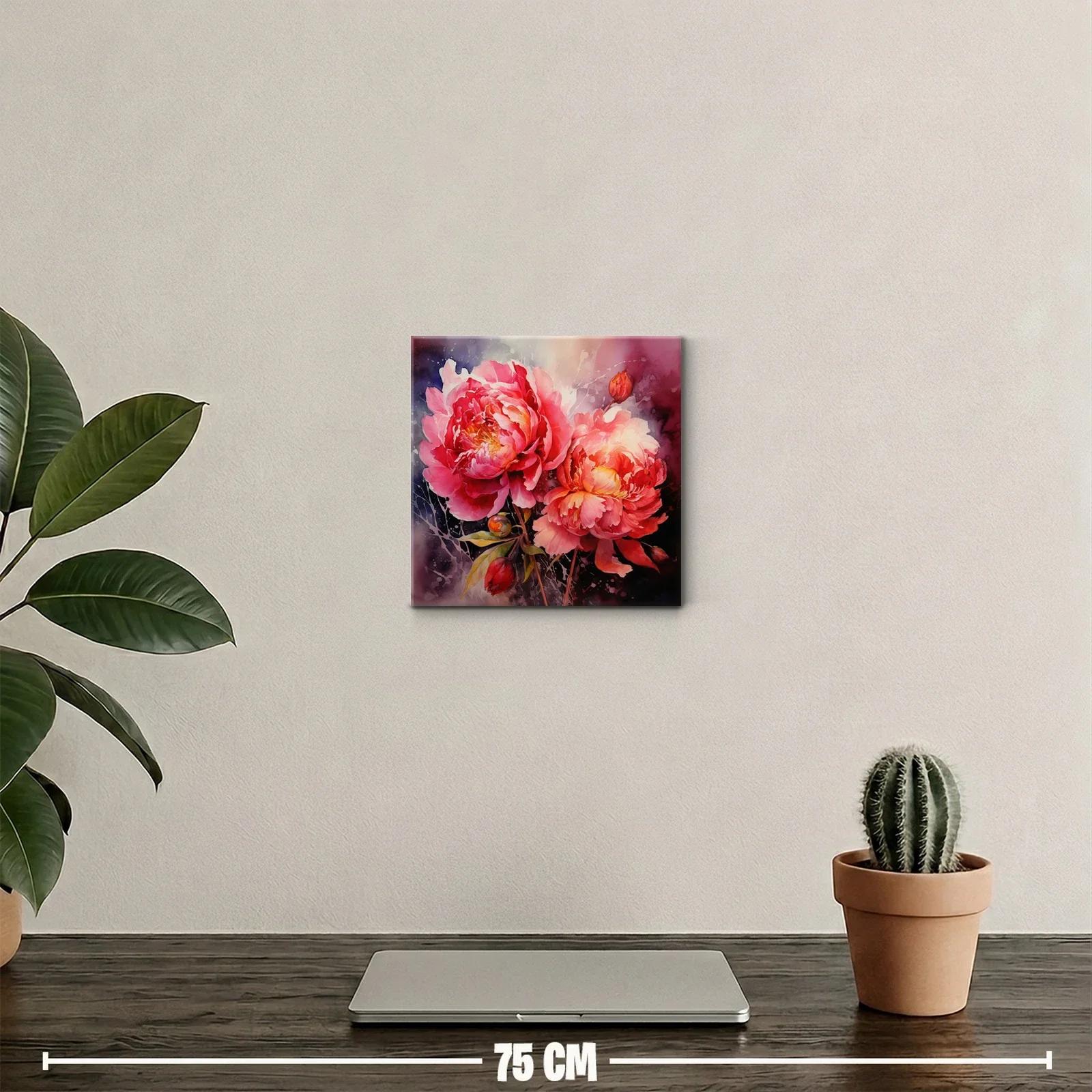 Flores vibrantes en tonos rojos y rosados llenas de vida — miniatura 2
