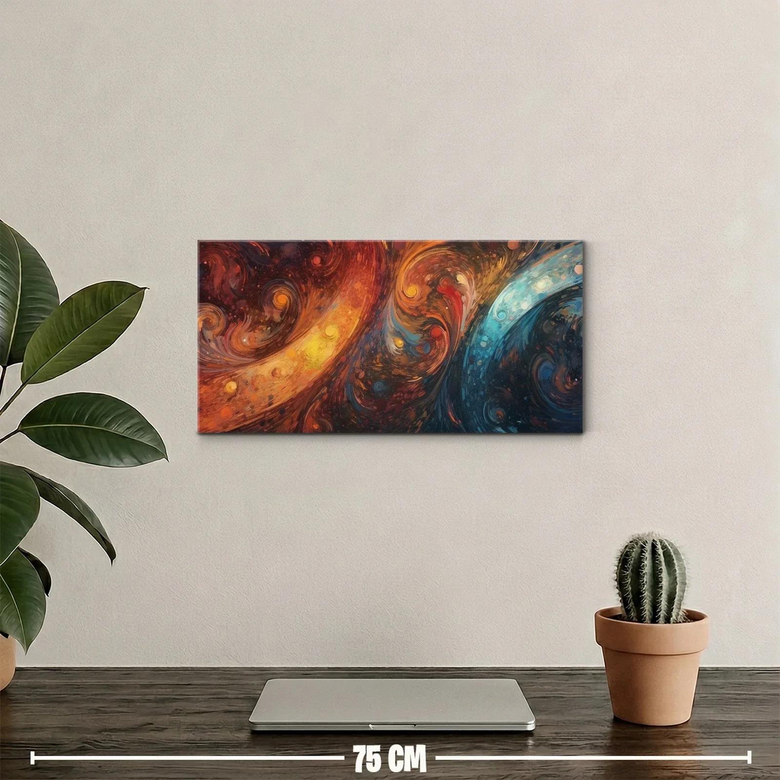 Cuadro remolino cósmico en espiral horizontal — miniatura 2