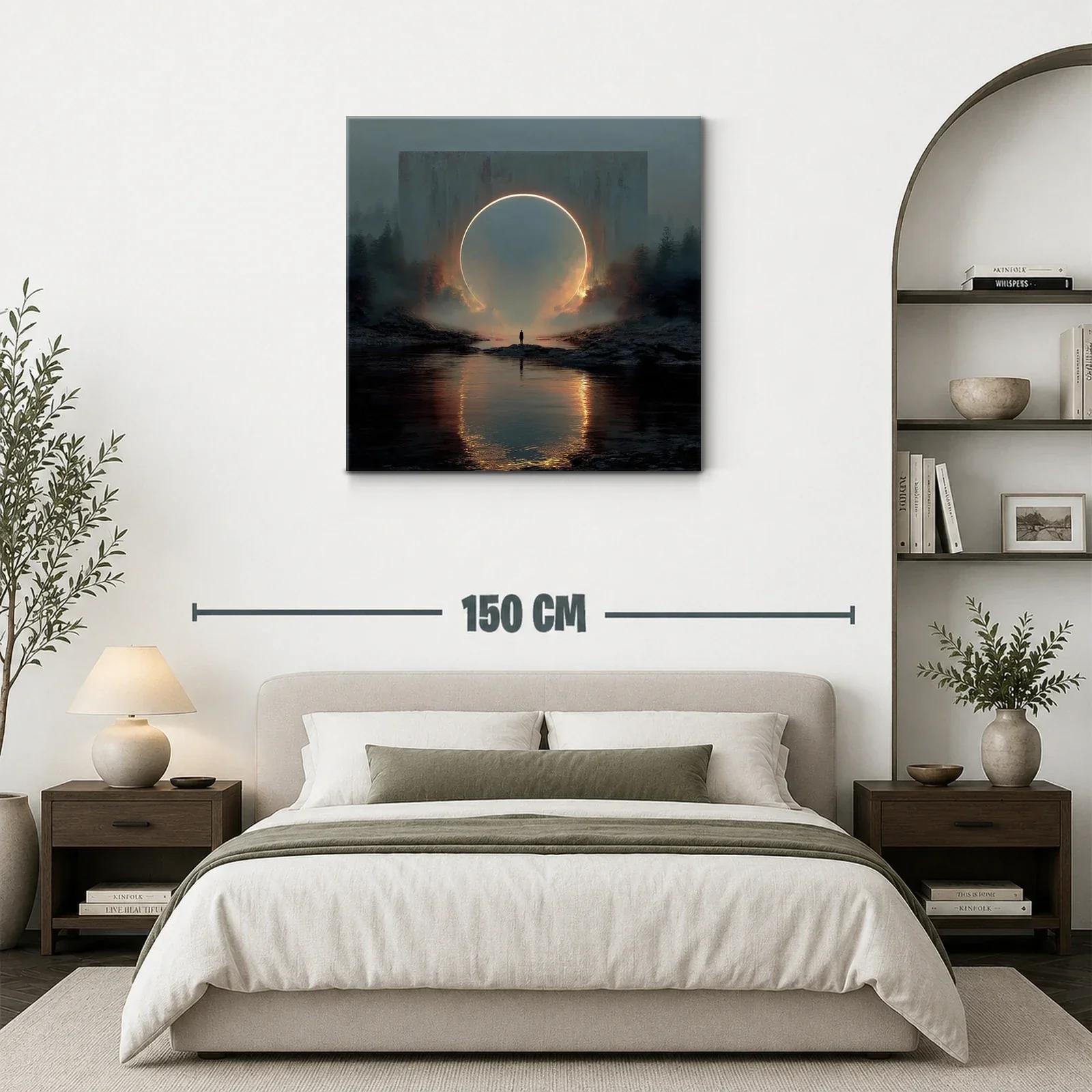 Cuadro con Portal Luminoso en Paisaje Místico y Sereno — miniatura 3