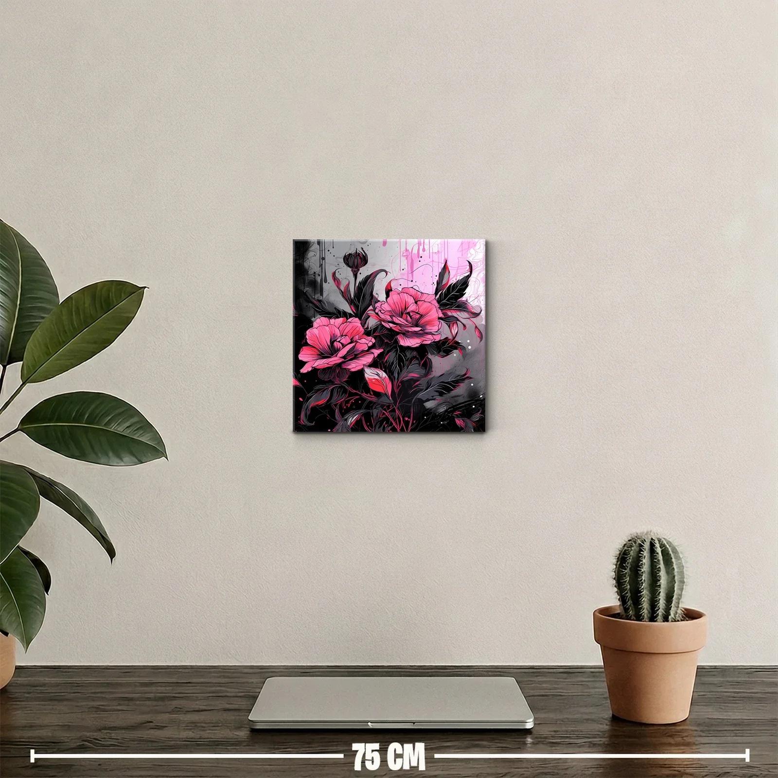 Flores vibrantes con contrastes intensos y elegancia moderna — miniatura 2