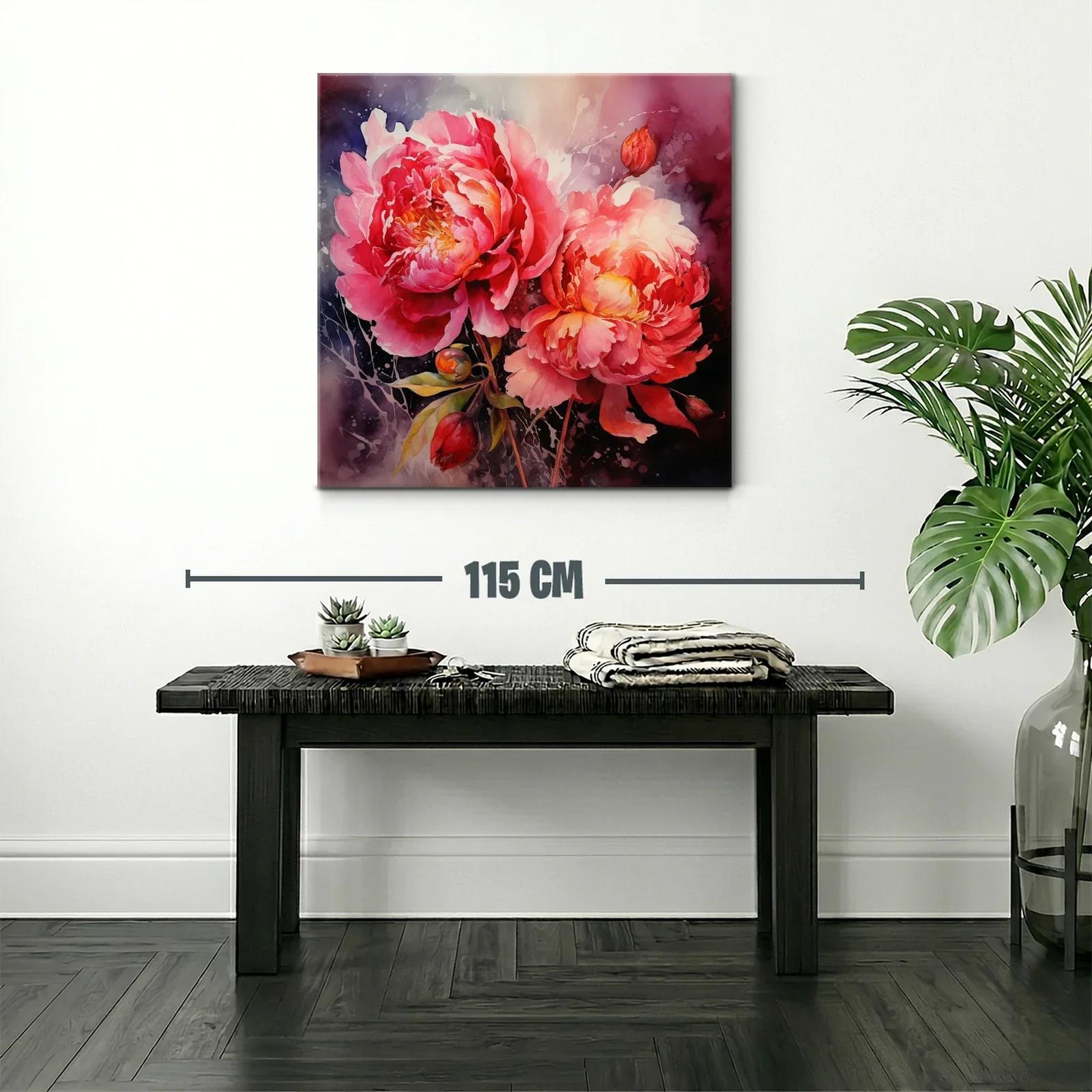 Flores vibrantes en tonos rojos y rosados llenas de vida — miniatura 2