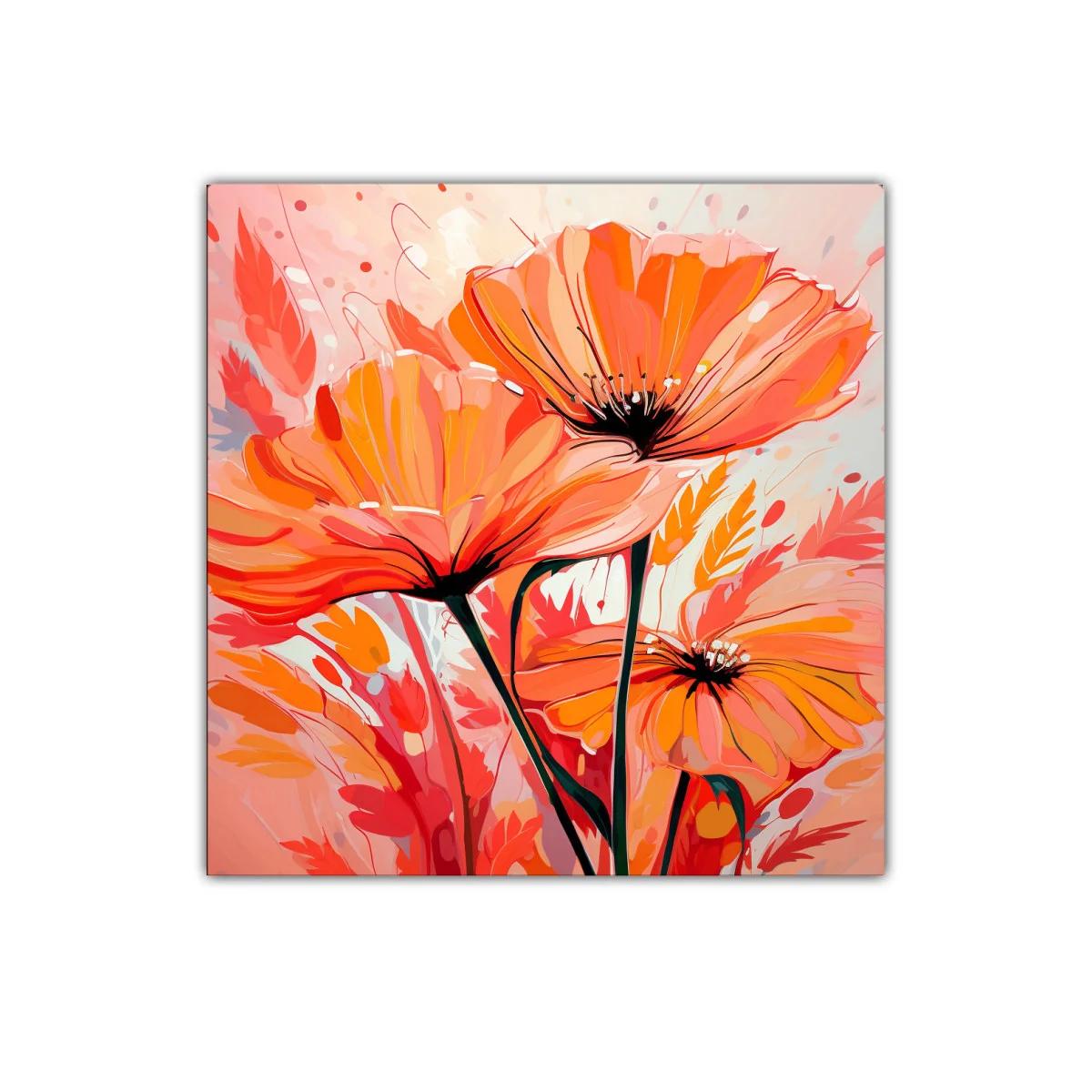 Armonía floral en tonos cálidos para tu espacio