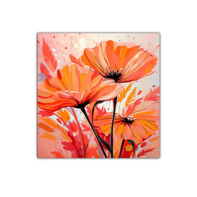 Armonía floral en tonos cálidos para tu espacio