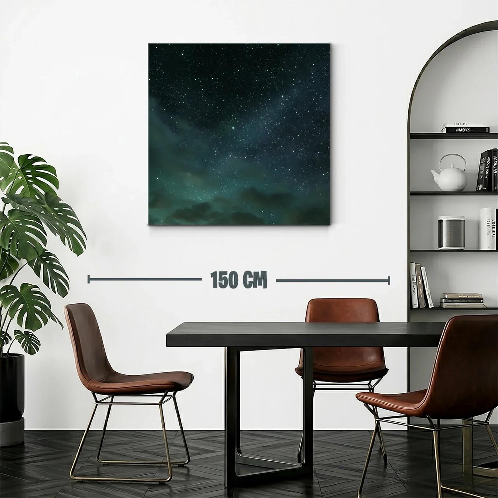 Cielo estrellado con nebulosas y nubes suaves — miniatura 2