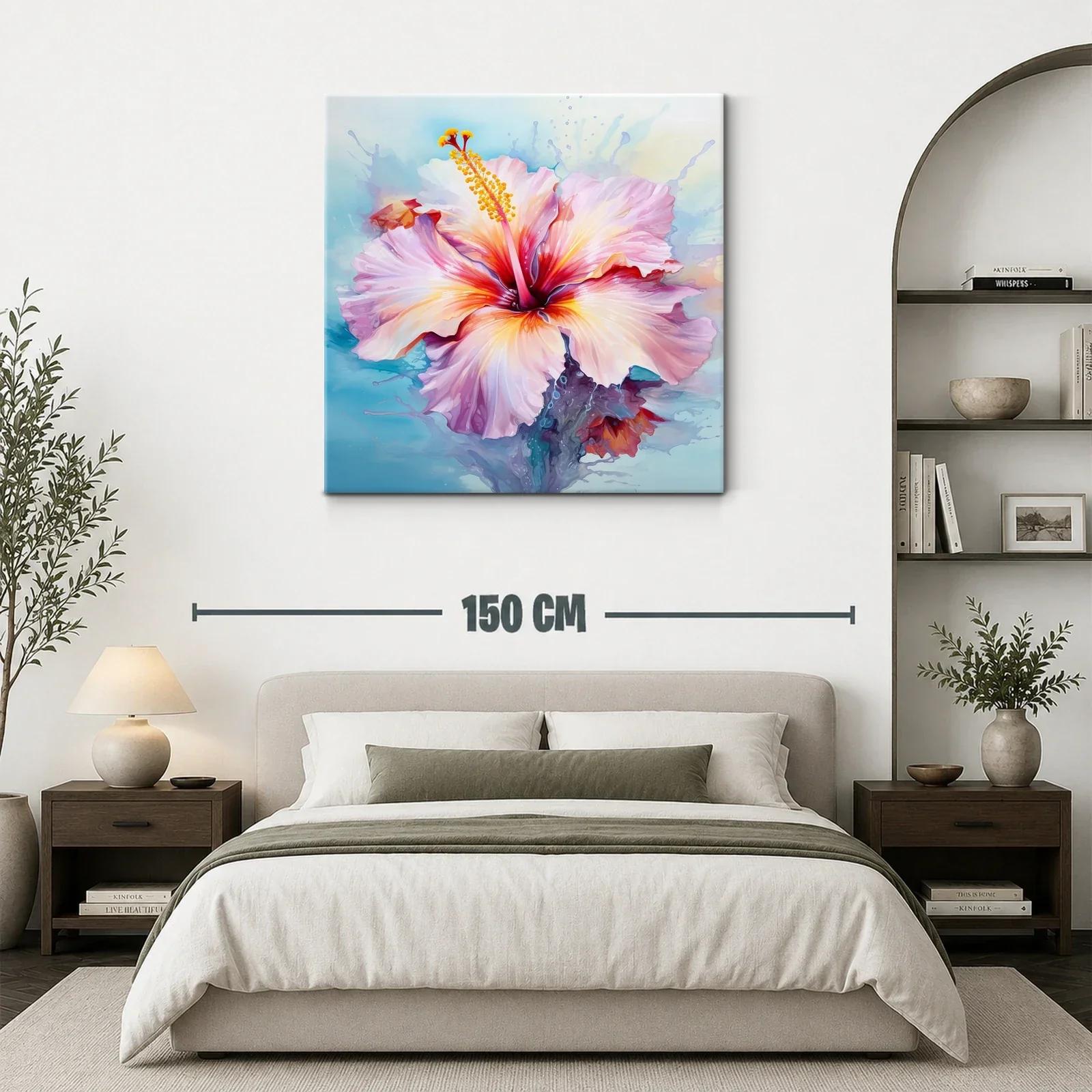 Flor vibrante con tonos pastel en movimiento fluido — miniatura 3