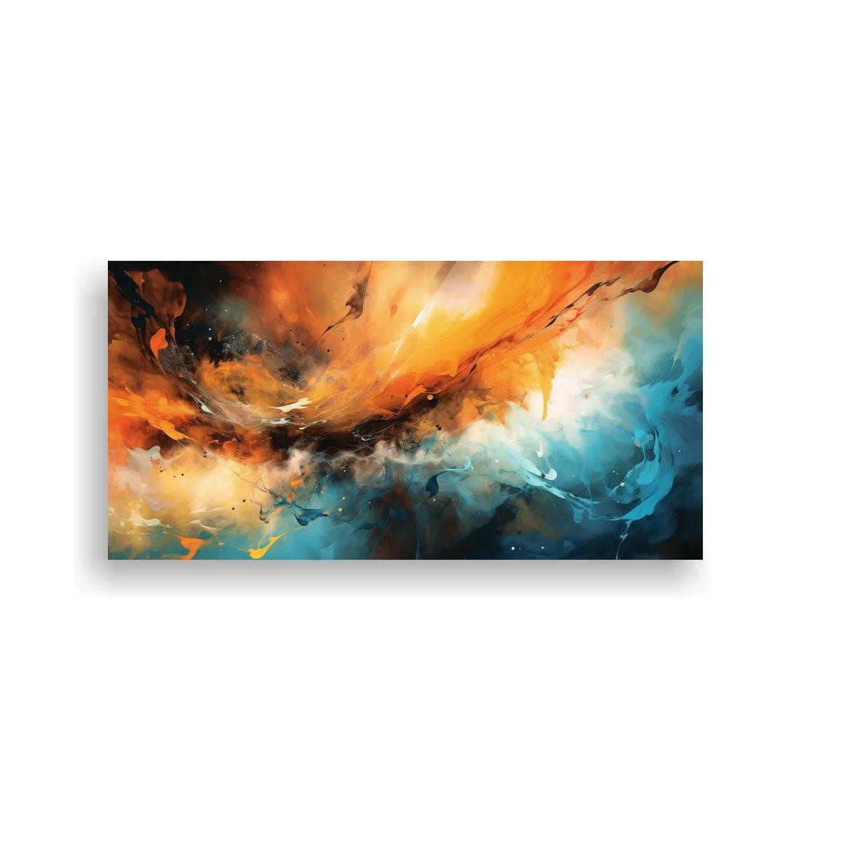 Cuadro abstracción de nube de color en flujo dinámico — imagen principal