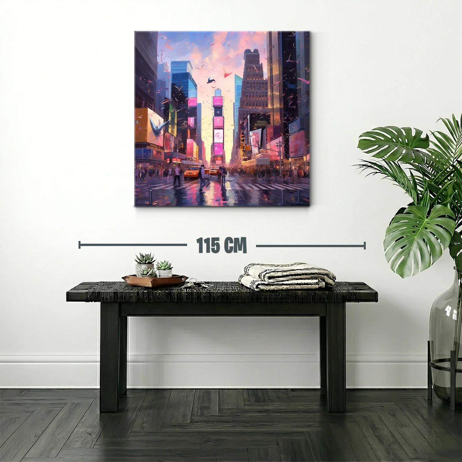 Atardecer vibrante en la ciudad con movimiento urbano — miniatura 2