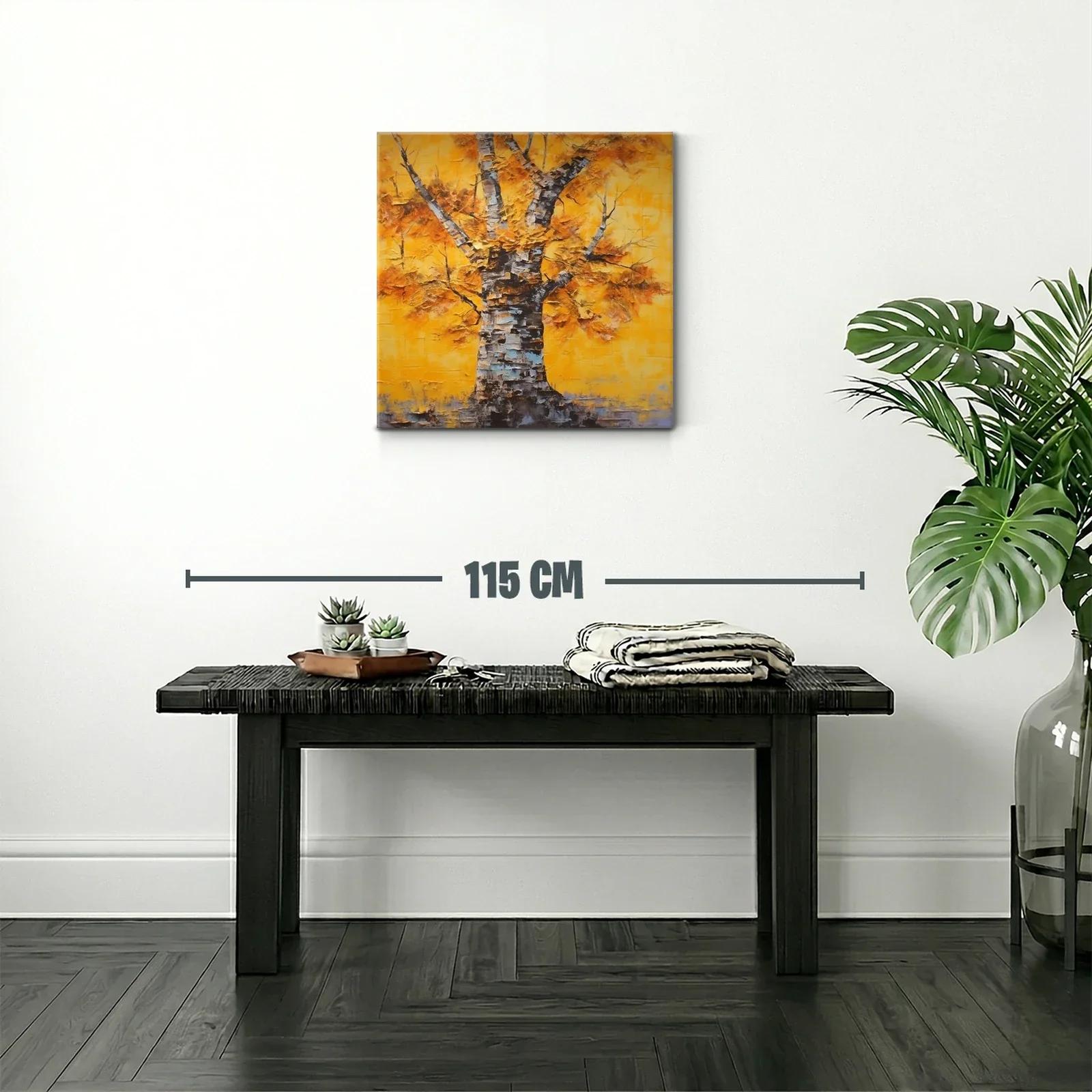 Árbol de otoño con tonos cálidos y vibrantes — miniatura 2