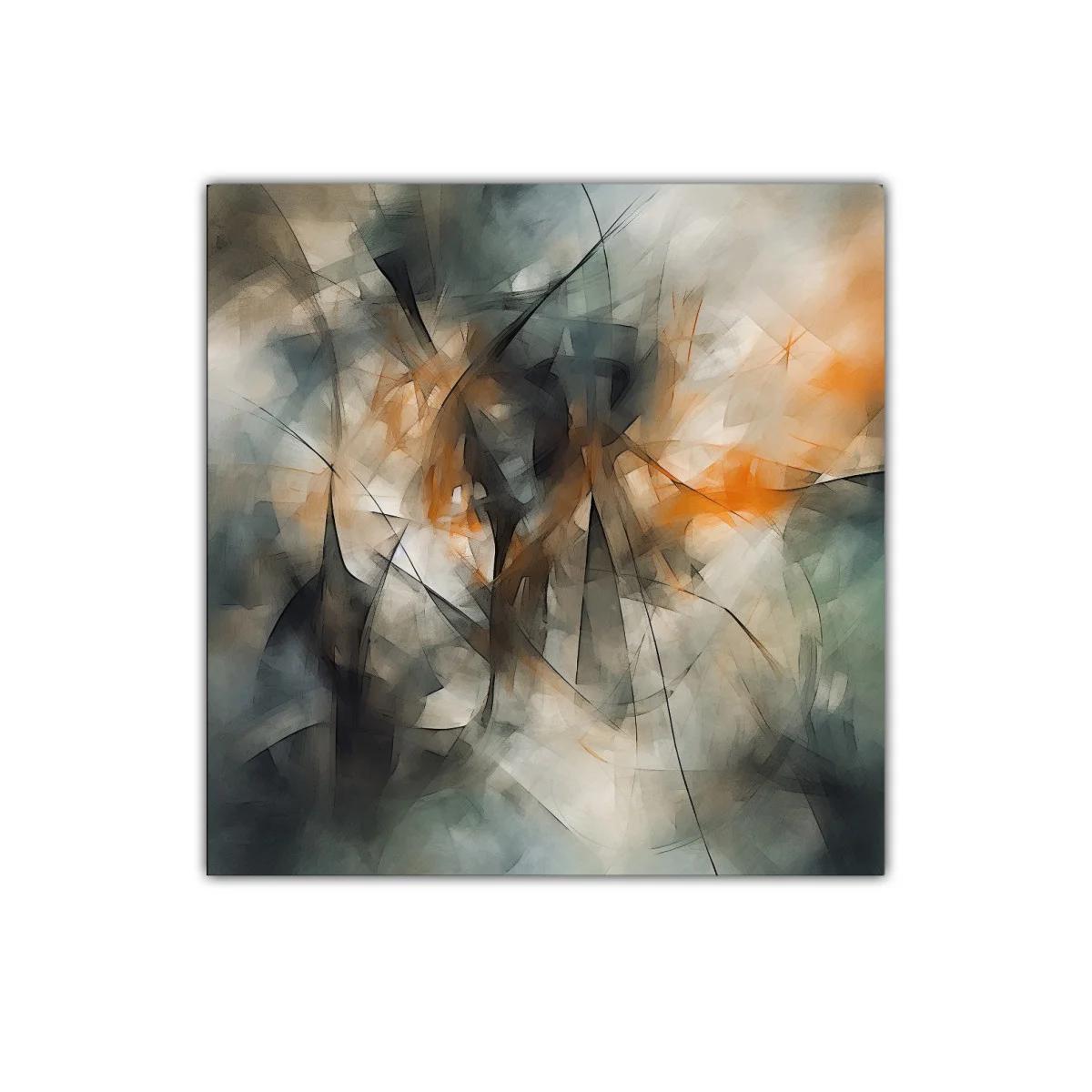 Composición abstracta en tonos cálidos y neutros — imagen principal