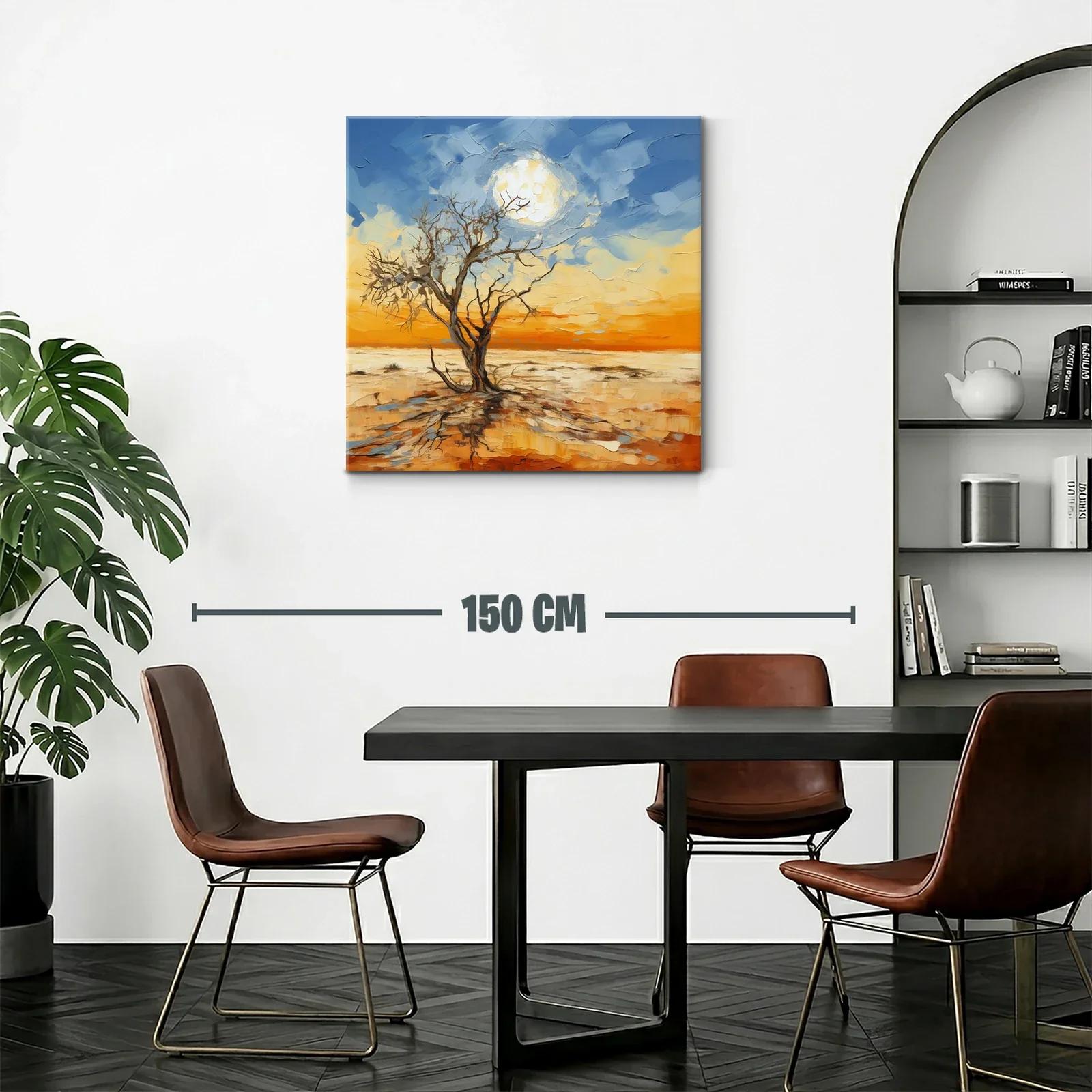 Solitaria belleza de un árbol bajo el cielo cambiante — miniatura 2