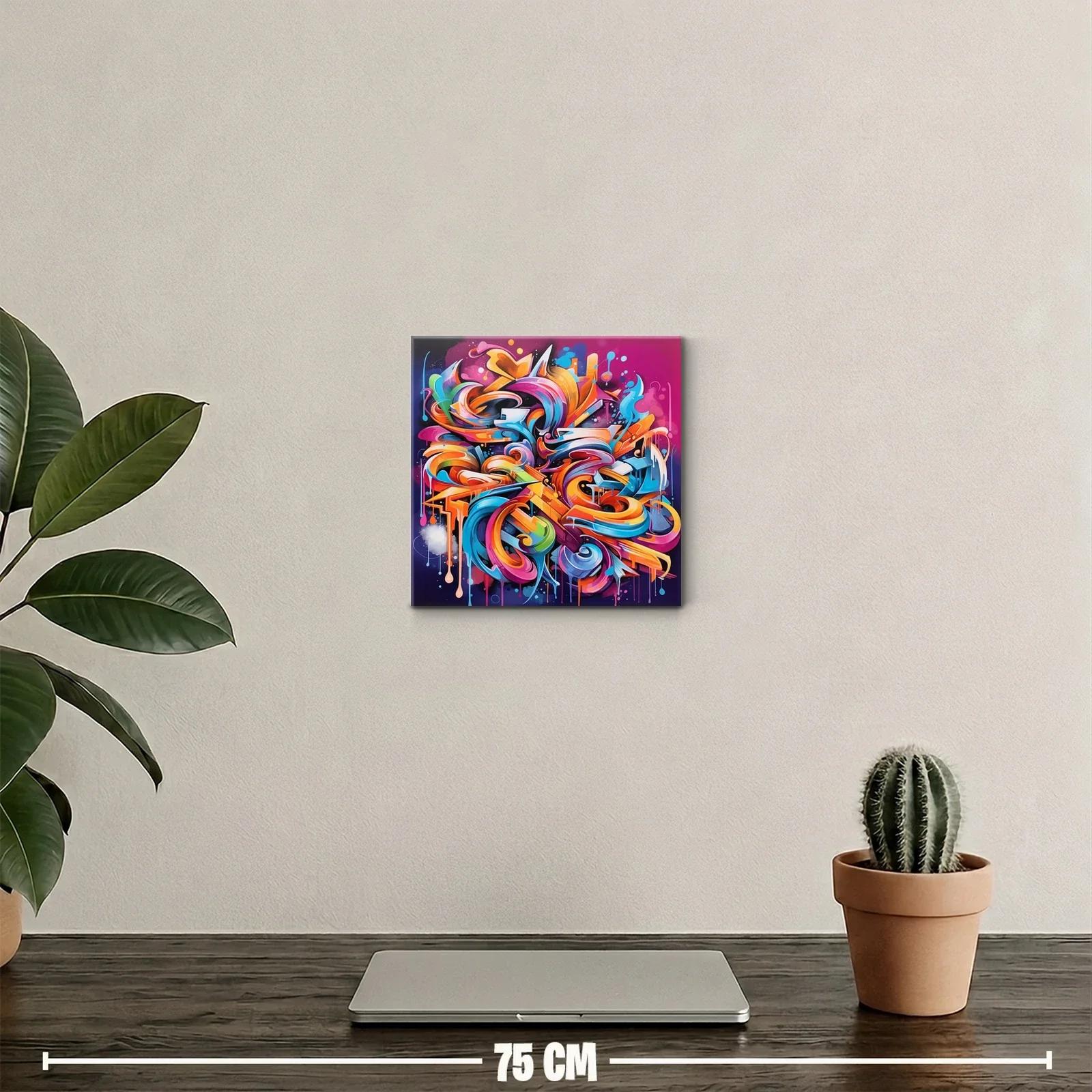 Explosión de color vibrante y formas dinámicas modernas — miniatura 2