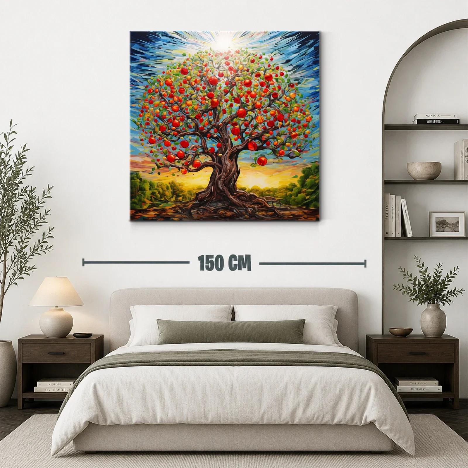 Árbol frutal vibrante bajo un cielo radiante — miniatura 3