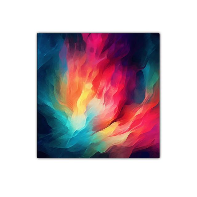 Explosión de color vibrante y energía dinámica para tu espacio