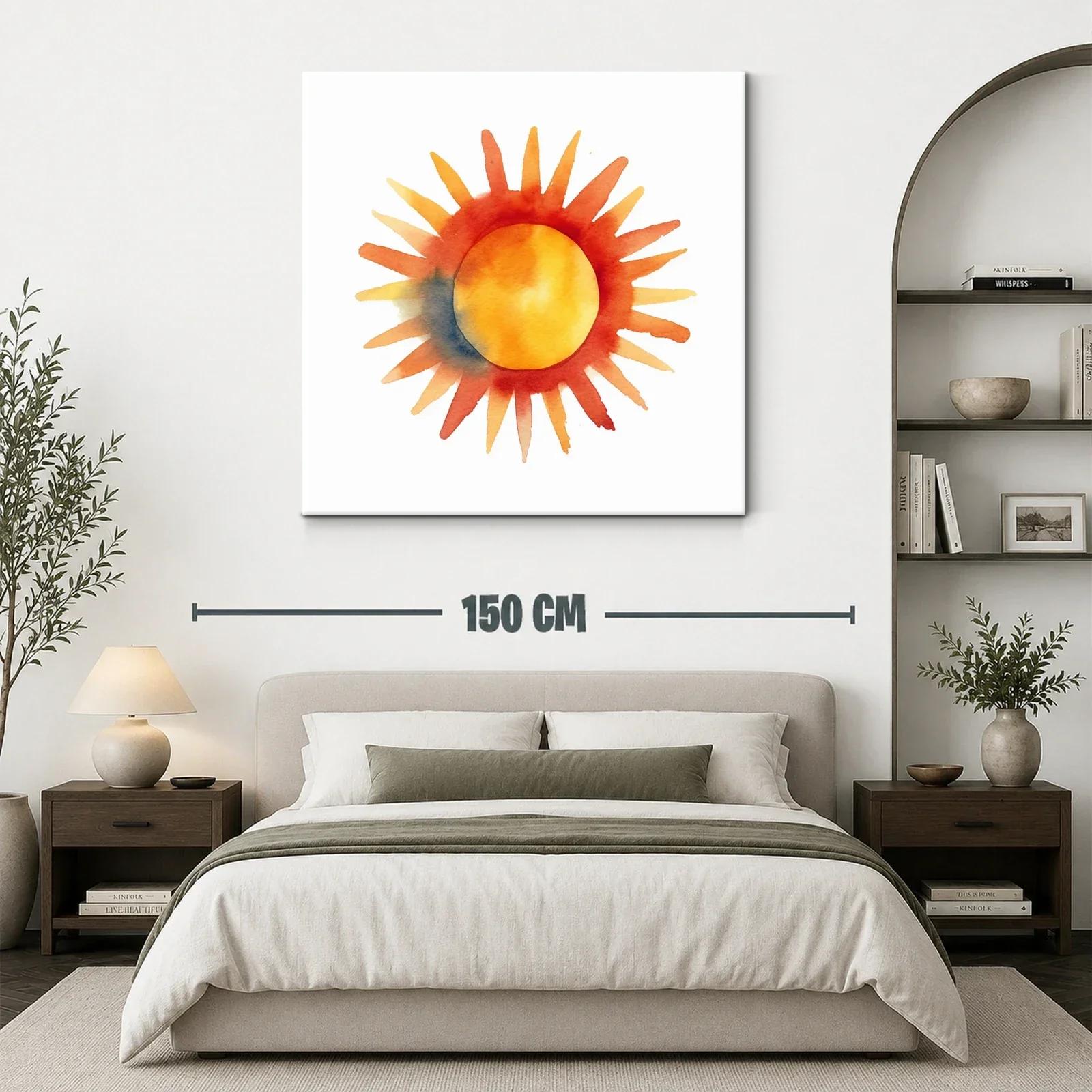 Sol vibrante en tonos cálidos para ambientes luminosos — miniatura 3