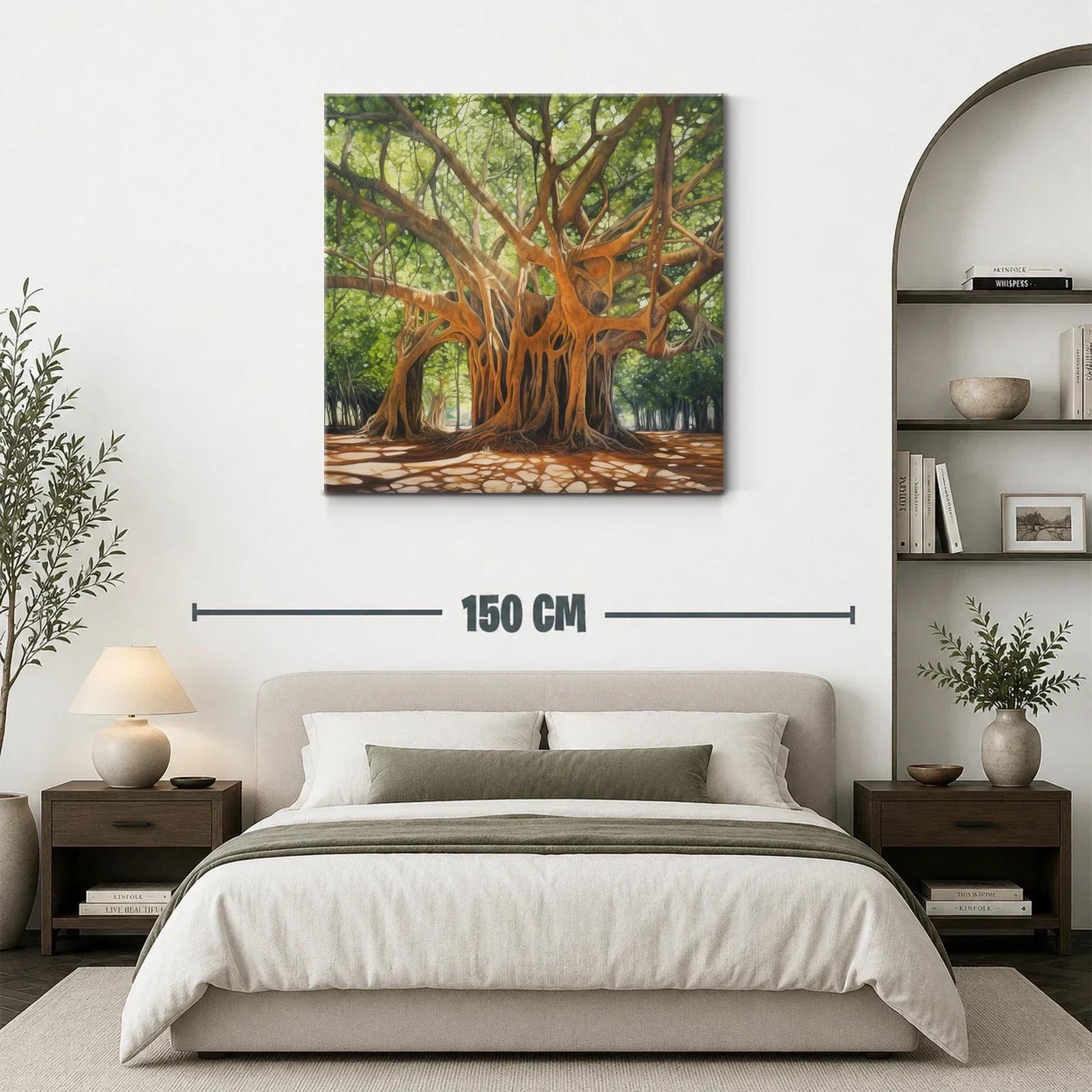 Majestuoso árbol con ramas entrelazadas y luz natural — miniatura 3