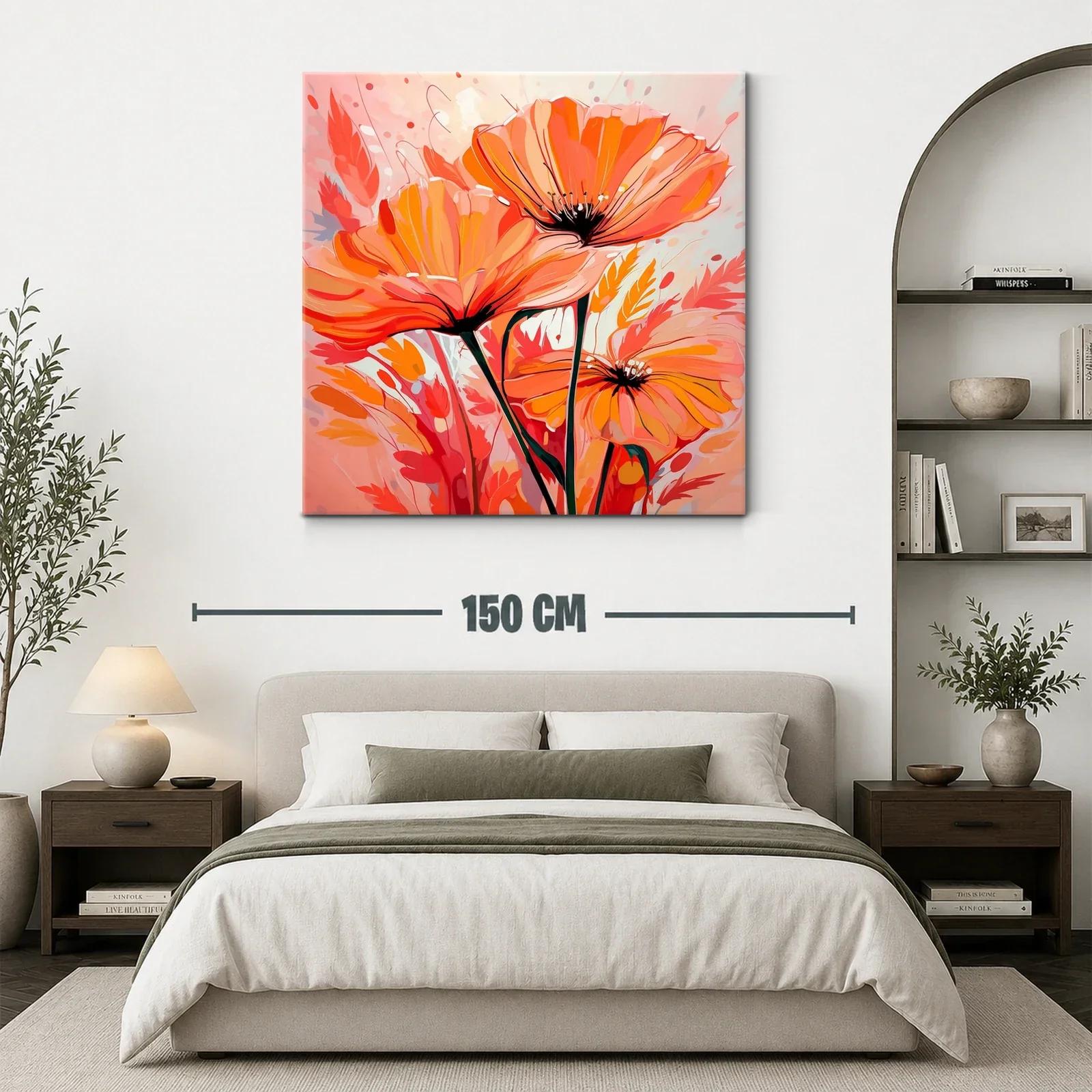 Armonía floral en tonos cálidos para tu espacio — miniatura 3