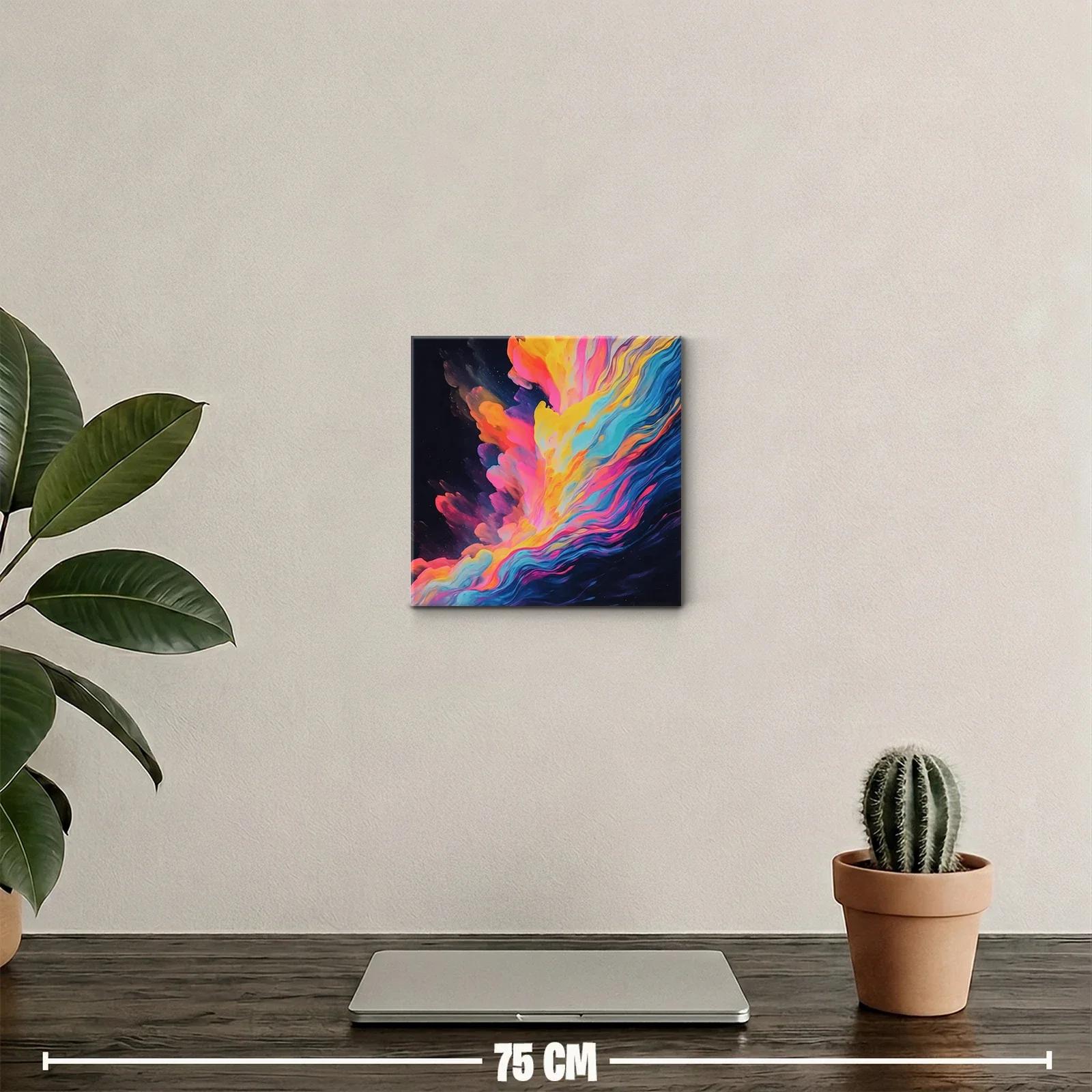 Explosión de color vibrante en movimiento fluido — miniatura 2