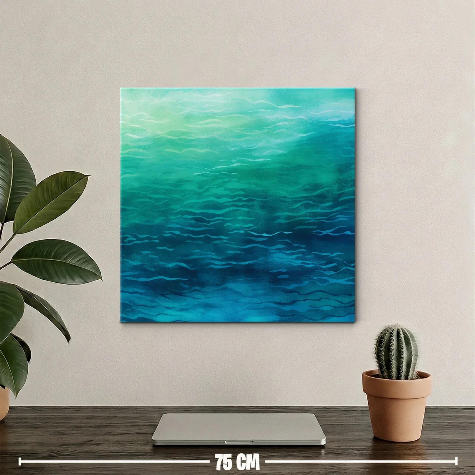 Travesía tranquila en tonos de azul y verde marino — miniatura 2