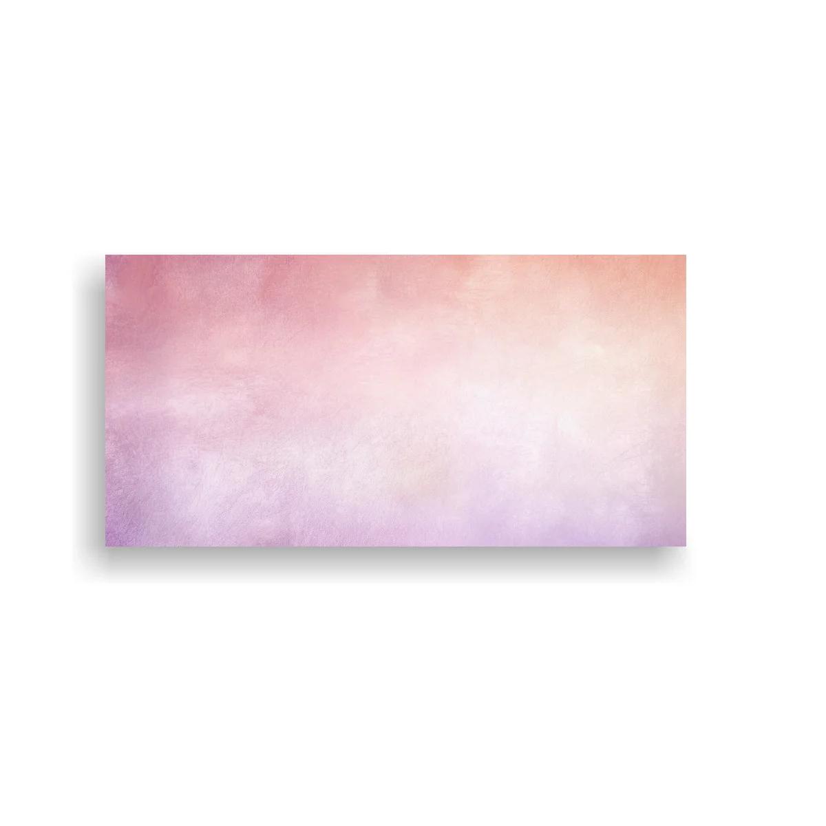Cuadro degradado lila y rosado etéreo