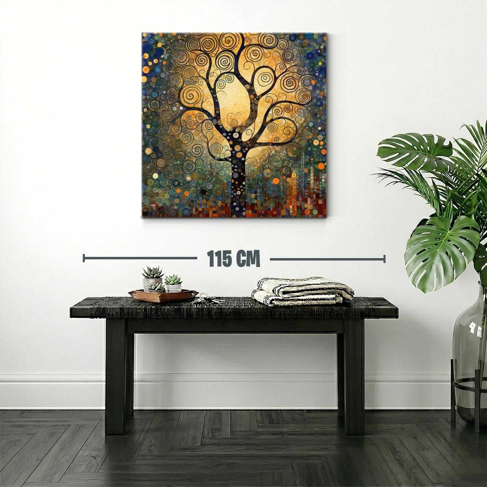 Árbol de espirales en tonos cálidos y vibrantes — miniatura 2