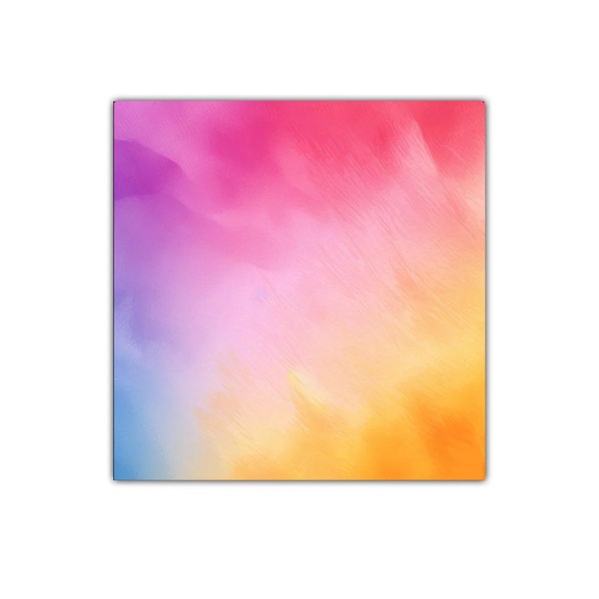 Cuadro decorativo con fondo difuminado multicolor vibrante y suave — imagen principal