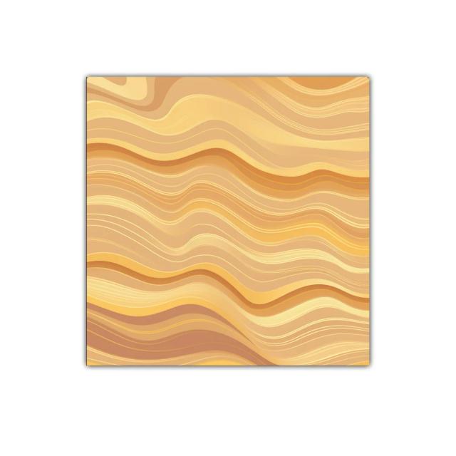 Cuadro con ondas en tonos cálidos y dinámicos