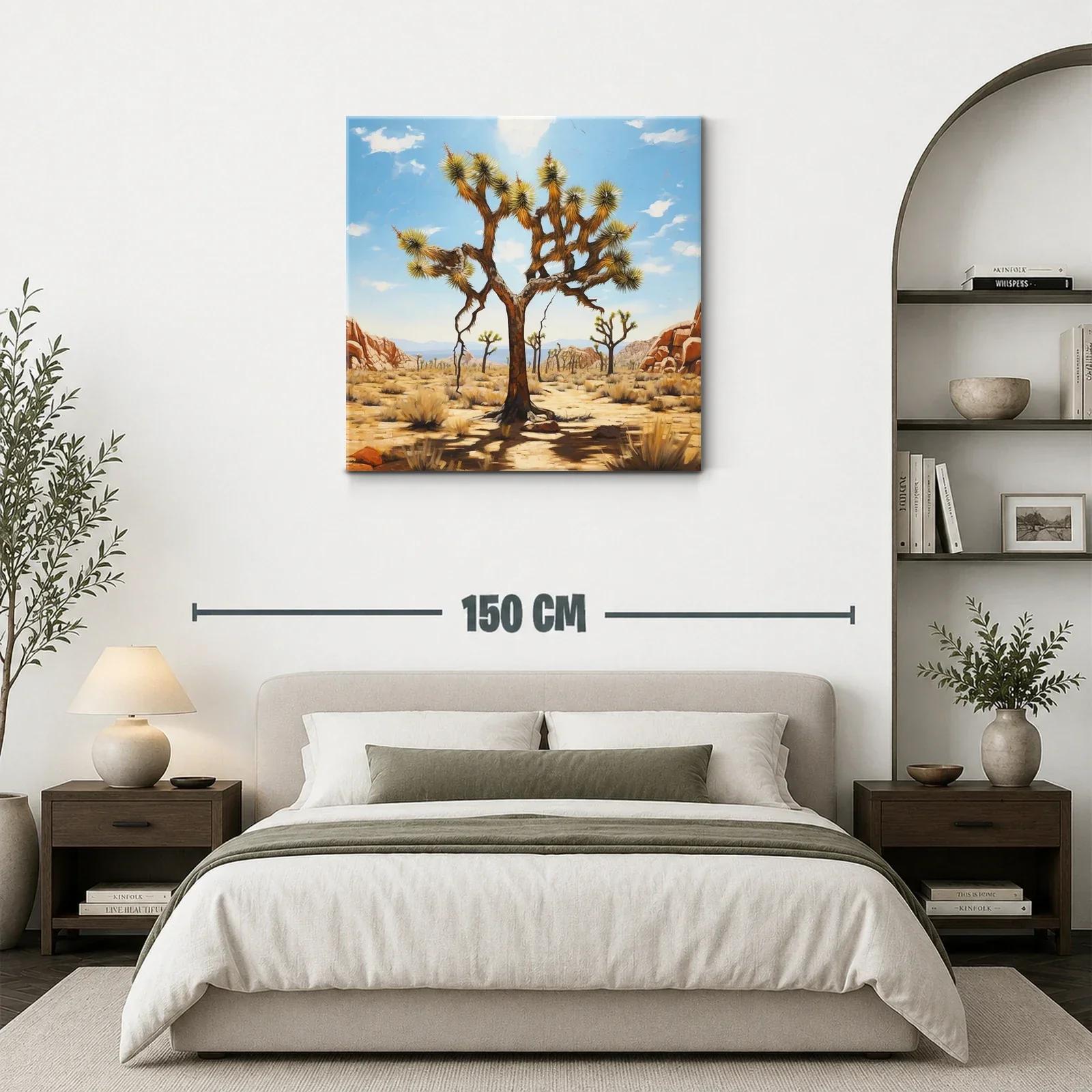 Paisaje desértico con árbol de aspecto singular — miniatura 3