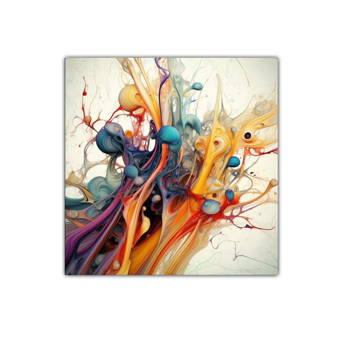 Explosión de colores vibrantes y formas fluidas — imagen principal