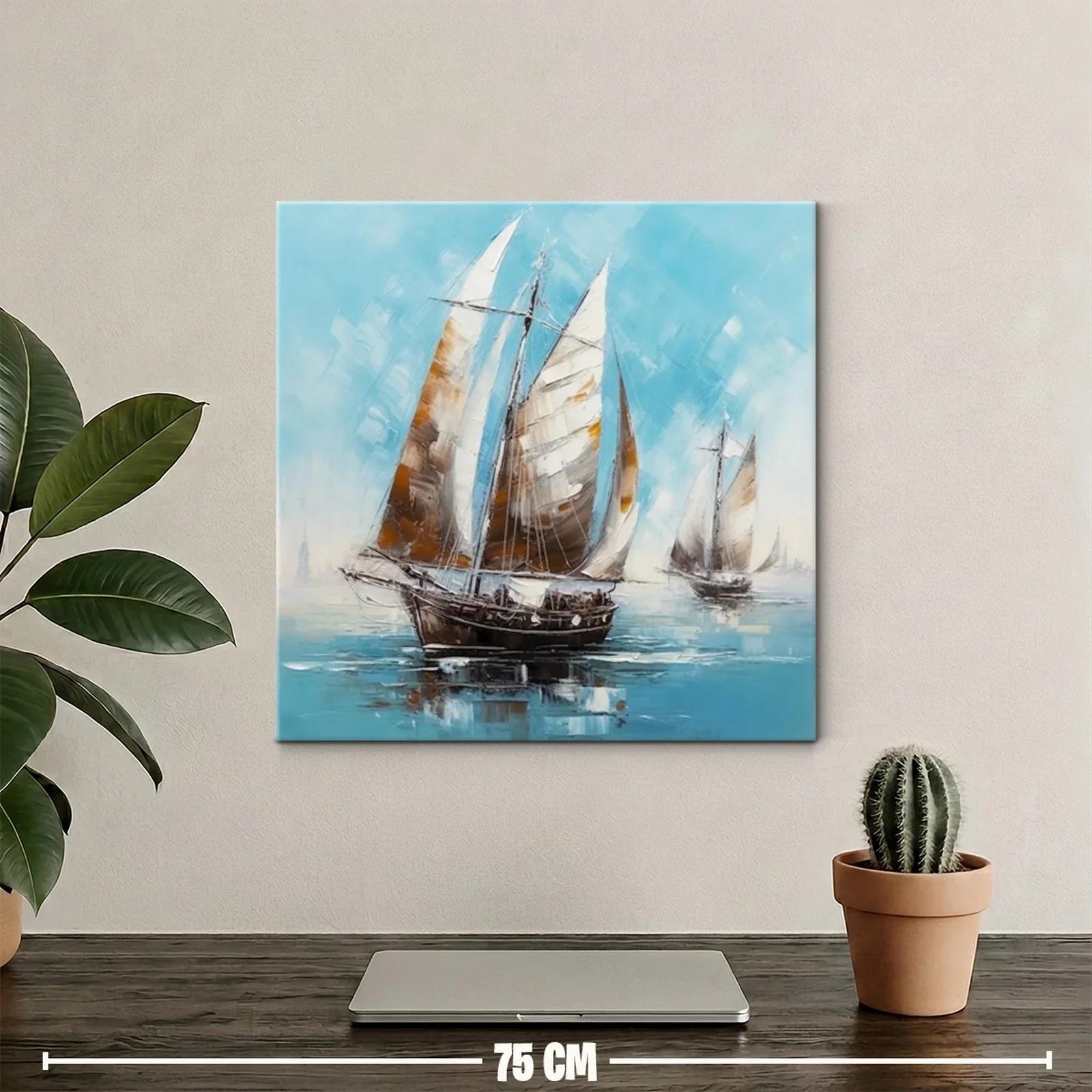 La serenidad del tiempo en velas al viento — miniatura 2