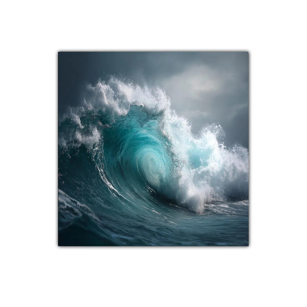 Impresionante ola marina capturada en su máxima expresión — miniatura 1