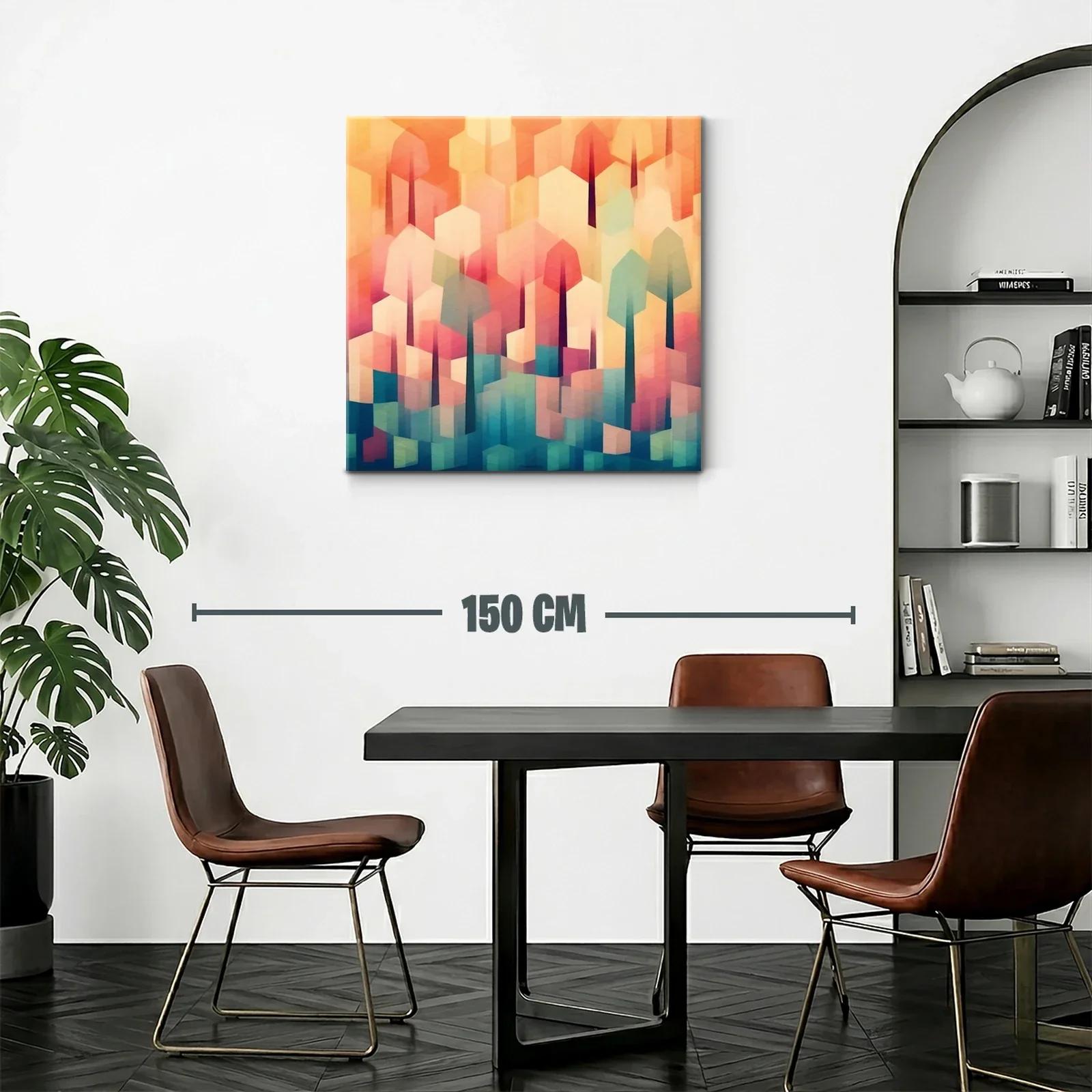 Abstracto juego de luces con formas geométricas vibrantes — miniatura 2