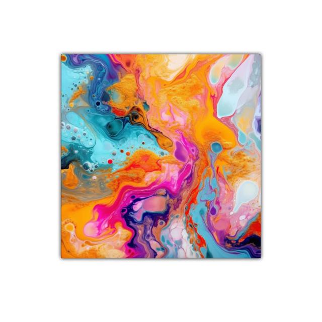 Cuadro decorativo explosion de colores vibrantes y brillantes