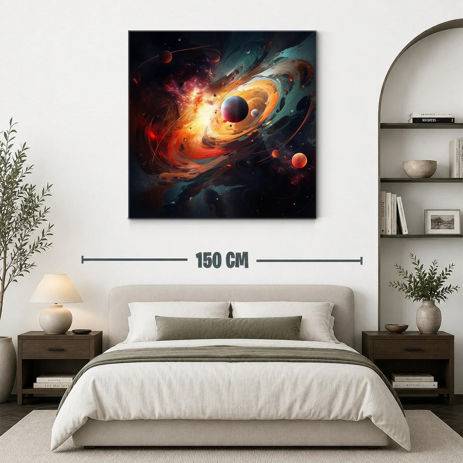 Explosión Cósmica con Planetas en Movimiento — miniatura 3