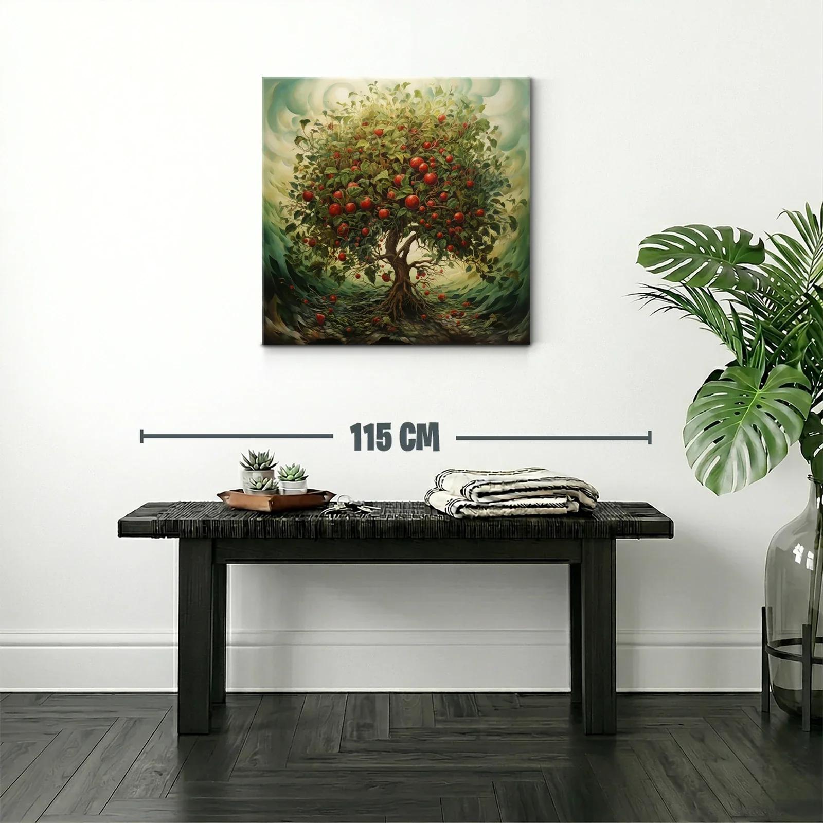 Árbol frutal en pleno esplendor con tonos vivos y naturales — miniatura 2