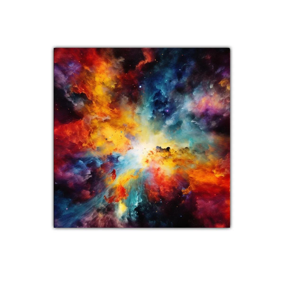 Explosión de colores vibrantes en un universo abstracto — imagen principal