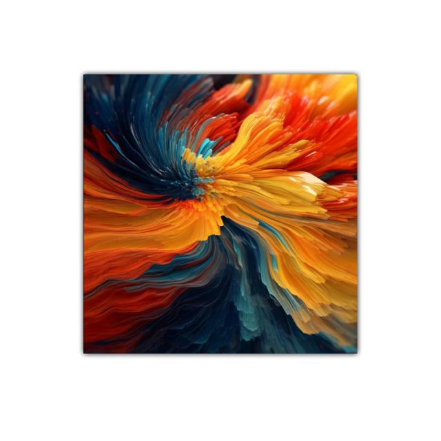 Explosión de color dinámico para espacios modernos