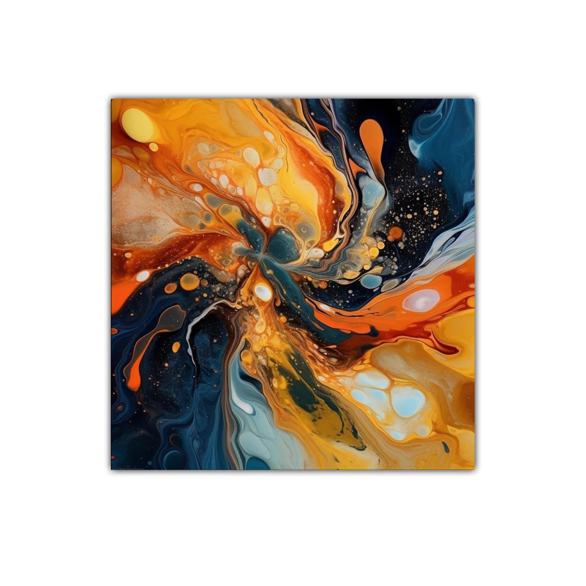 Explosión de colores vivos en danza abstracta fluida — imagen principal