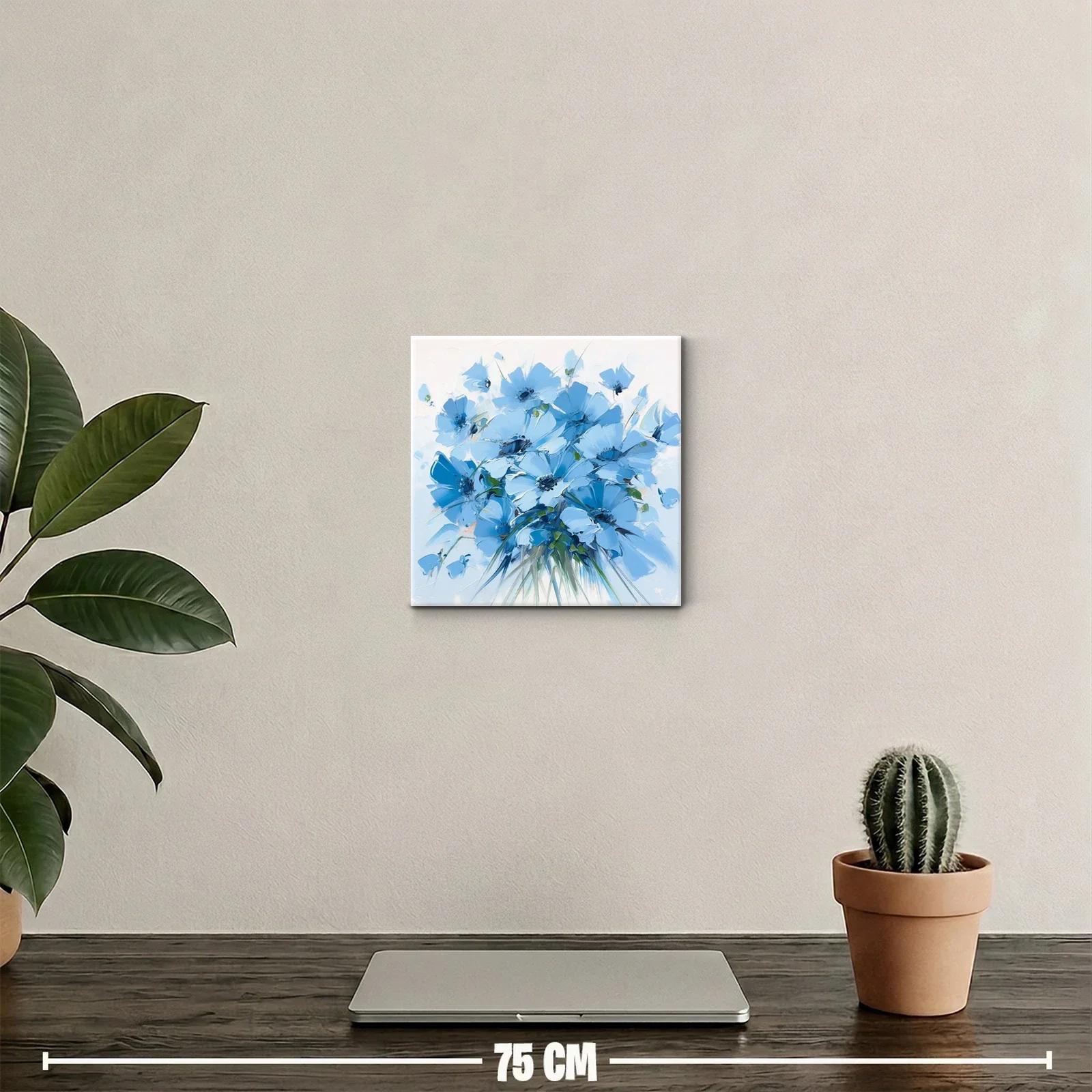 Ramo de flores azules para un espacio sereno y elegante — miniatura 2